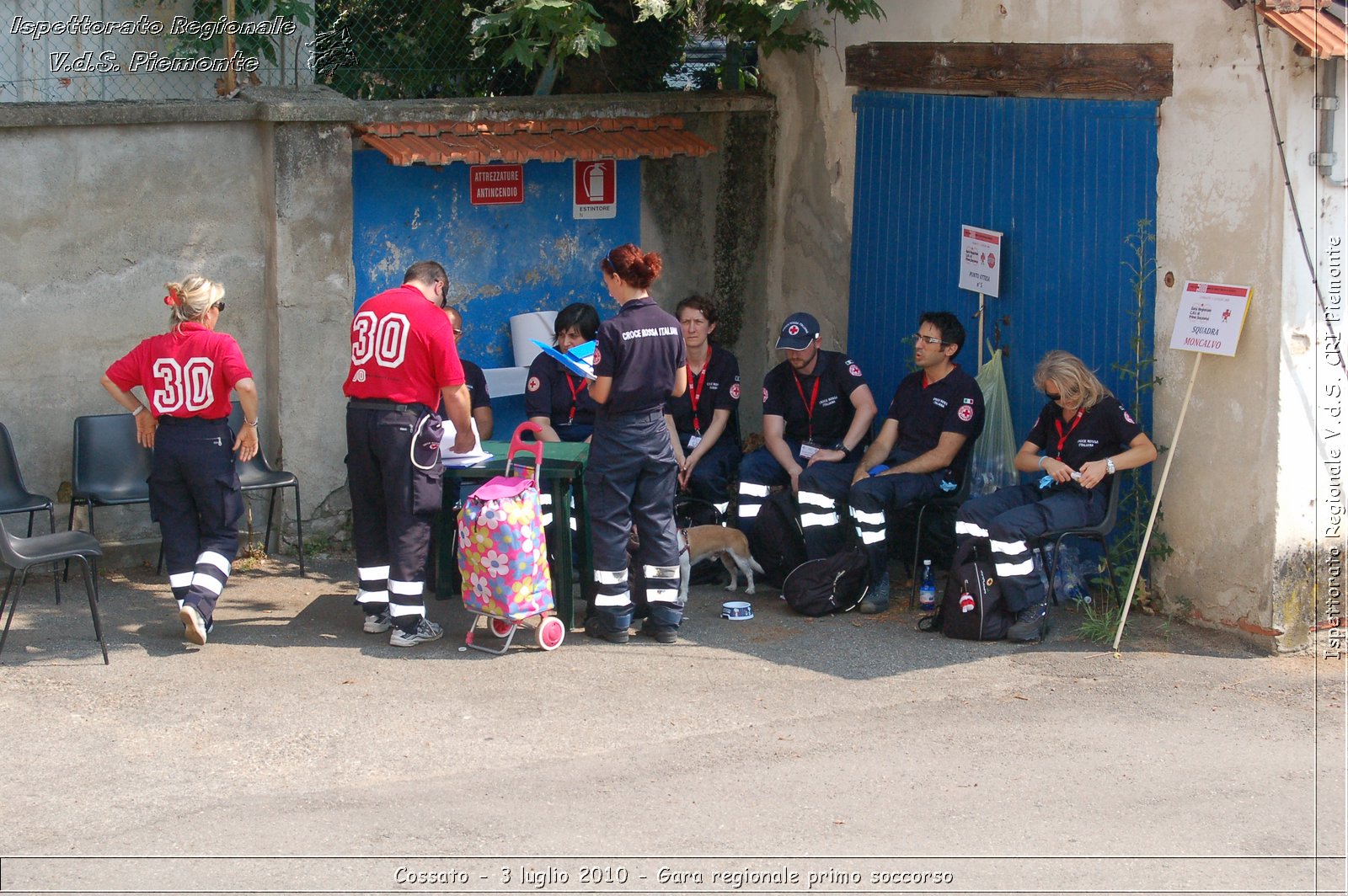 Cossato - 3 luglio 2010 - Gara regionale primo soccorso -  Croce Rossa Italiana - Ispettorato Regionale Volontari del Soccorso Piemonte