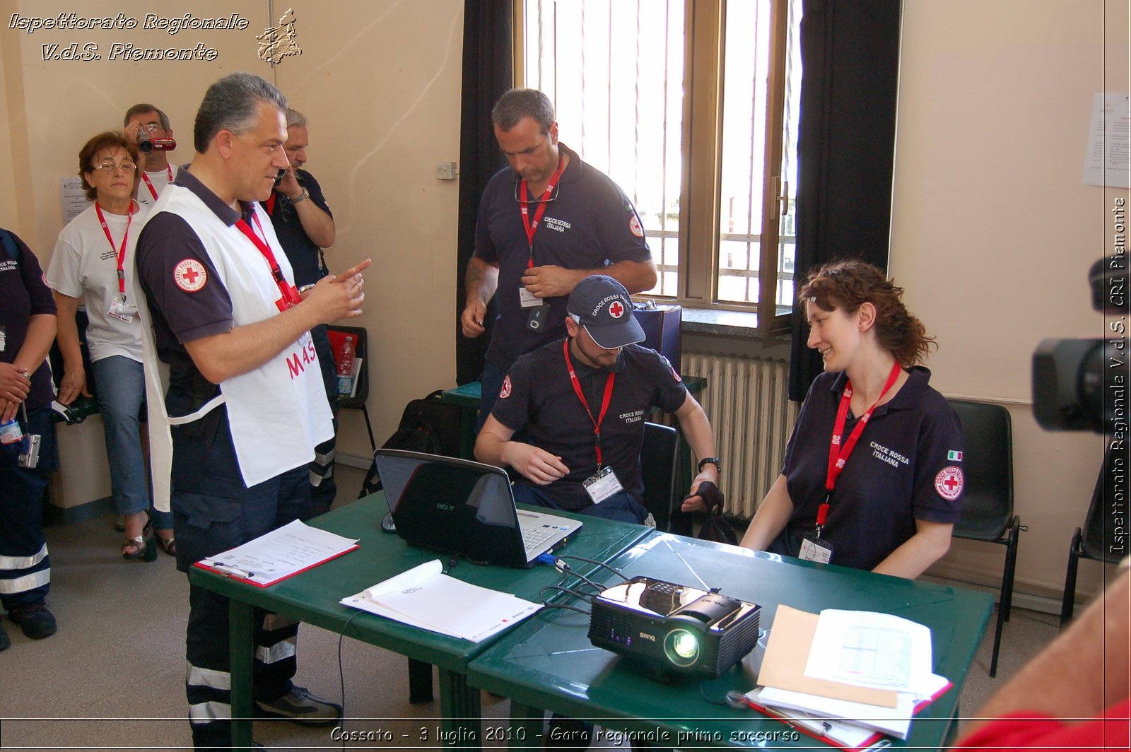 Cossato - 3 luglio 2010 - Gara regionale primo soccorso -  Croce Rossa Italiana - Ispettorato Regionale Volontari del Soccorso Piemonte