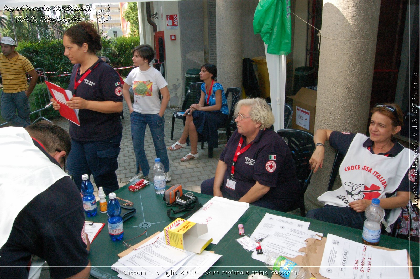 Cossato - 3 luglio 2010 - Gara regionale primo soccorso -  Croce Rossa Italiana - Ispettorato Regionale Volontari del Soccorso Piemonte