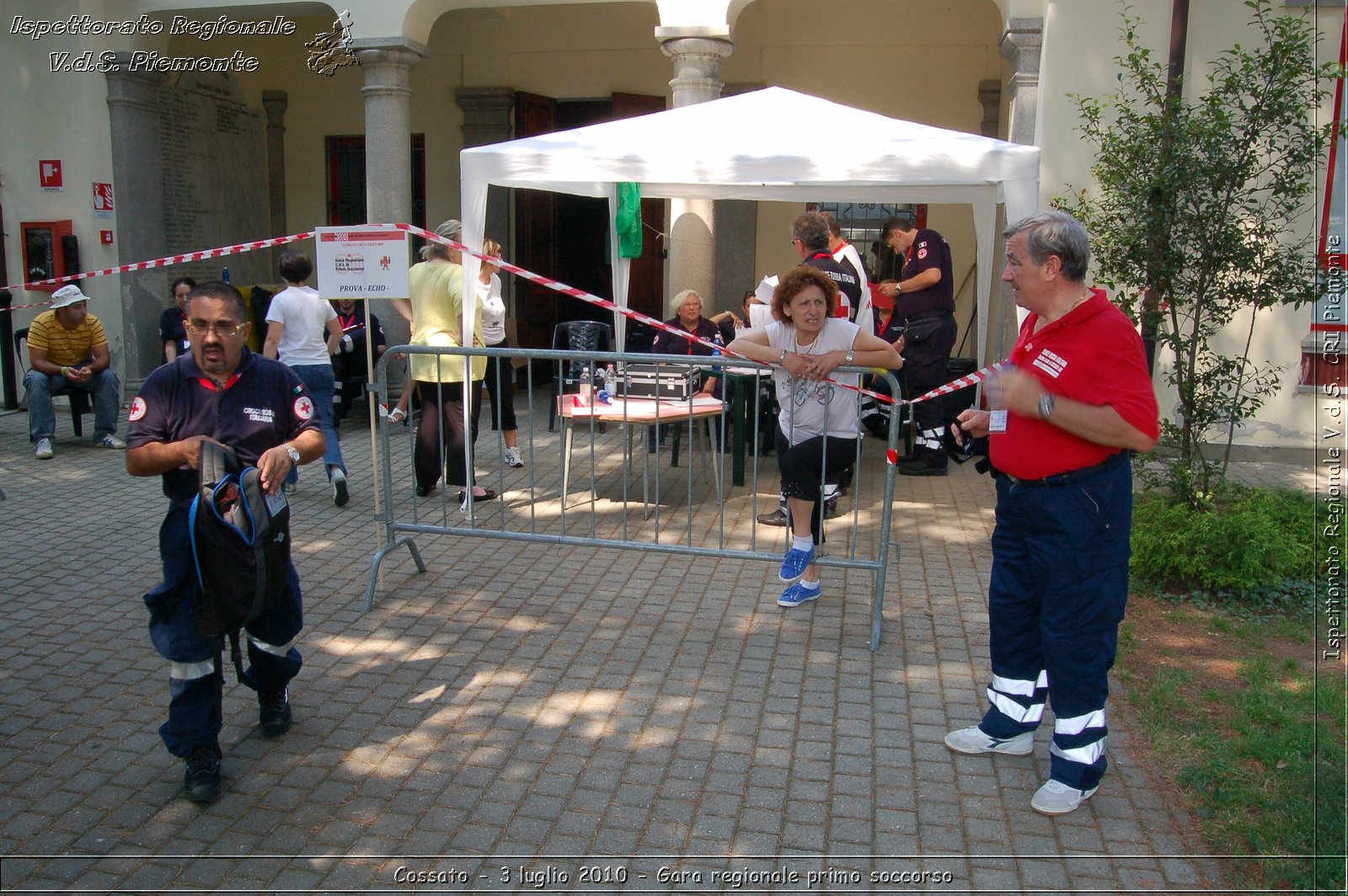 Cossato - 3 luglio 2010 - Gara regionale primo soccorso -  Croce Rossa Italiana - Ispettorato Regionale Volontari del Soccorso Piemonte