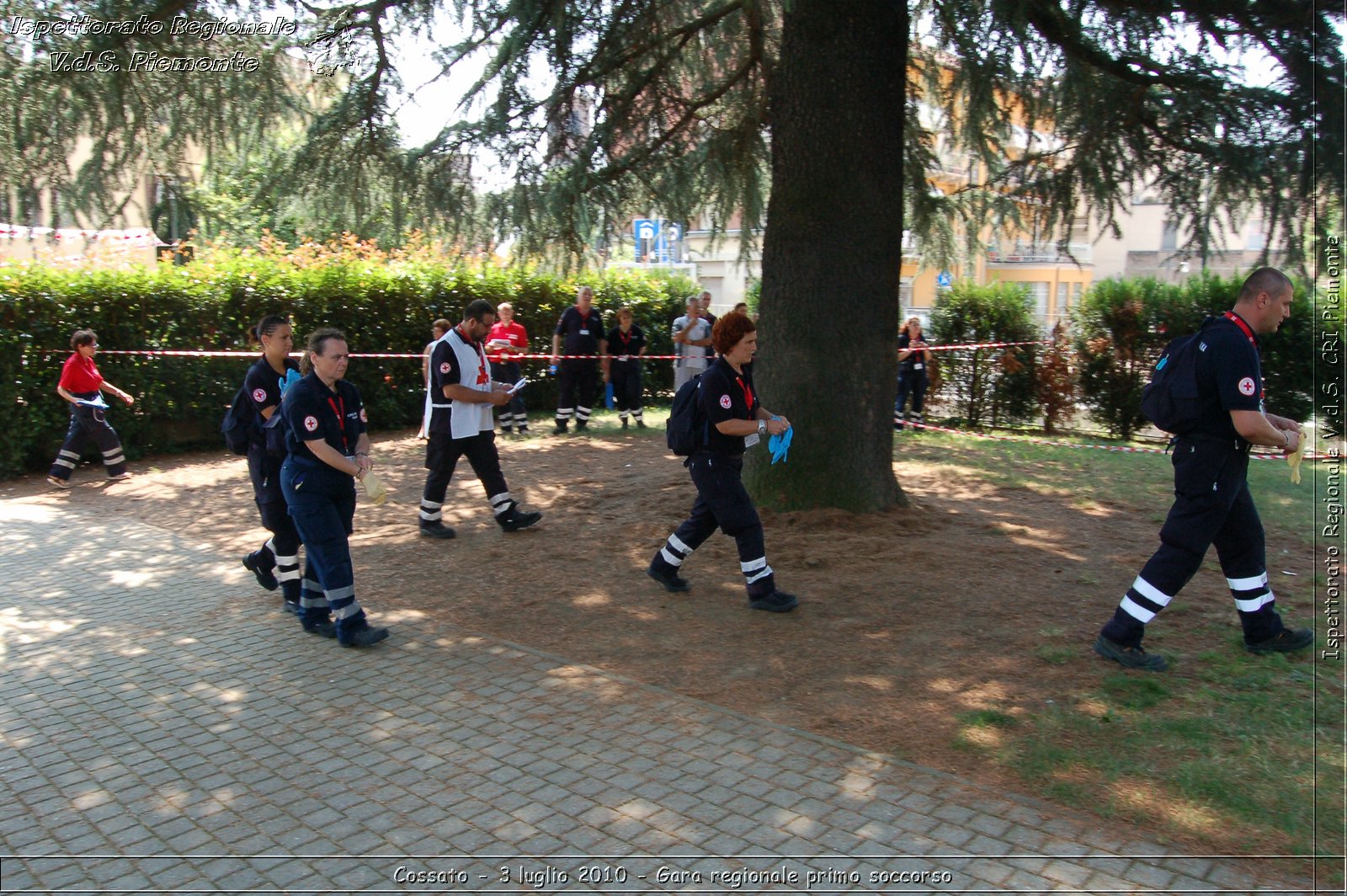 Cossato - 3 luglio 2010 - Gara regionale primo soccorso -  Croce Rossa Italiana - Ispettorato Regionale Volontari del Soccorso Piemonte