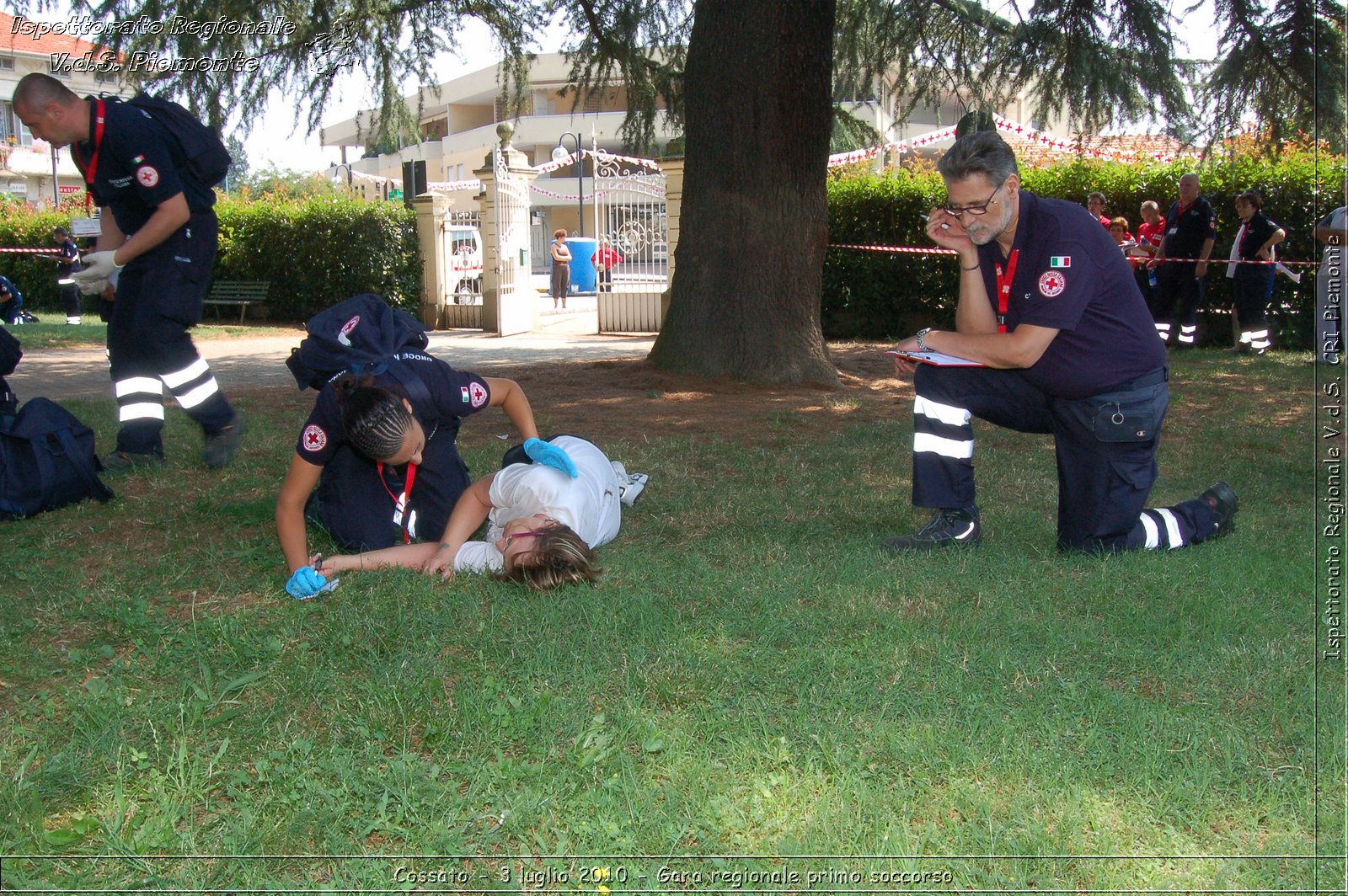 Cossato - 3 luglio 2010 - Gara regionale primo soccorso -  Croce Rossa Italiana - Ispettorato Regionale Volontari del Soccorso Piemonte