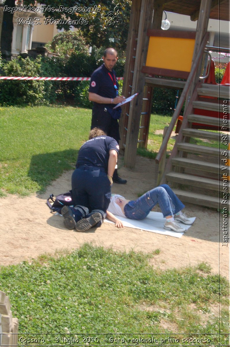 Cossato - 3 luglio 2010 - Gara regionale primo soccorso -  Croce Rossa Italiana - Ispettorato Regionale Volontari del Soccorso Piemonte