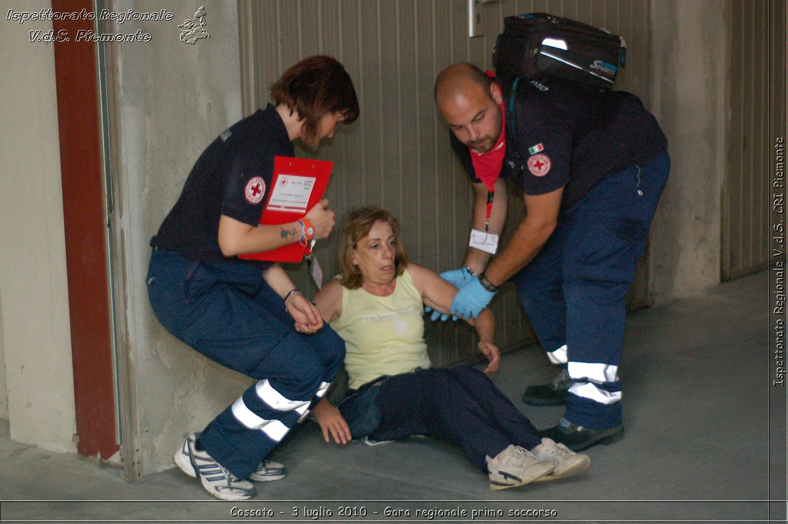 Cossato - 3 luglio 2010 - Gara regionale primo soccorso -  Croce Rossa Italiana - Ispettorato Regionale Volontari del Soccorso Piemonte