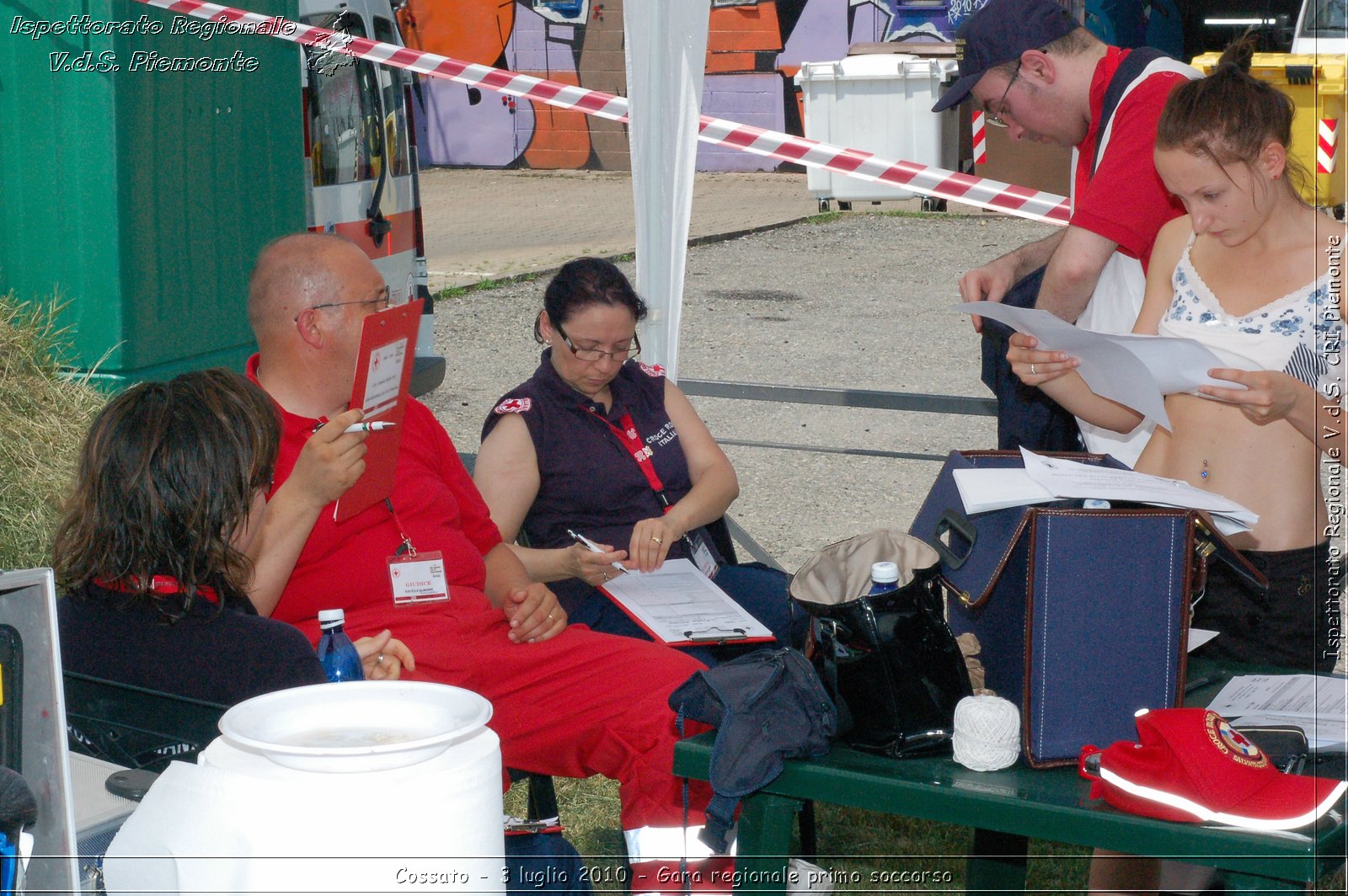 Cossato - 3 luglio 2010 - Gara regionale primo soccorso -  Croce Rossa Italiana - Ispettorato Regionale Volontari del Soccorso Piemonte