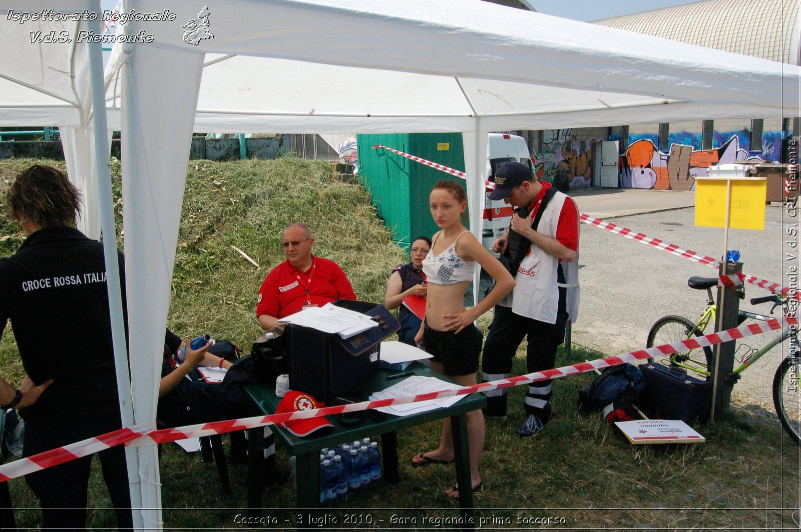 Cossato - 3 luglio 2010 - Gara regionale primo soccorso -  Croce Rossa Italiana - Ispettorato Regionale Volontari del Soccorso Piemonte