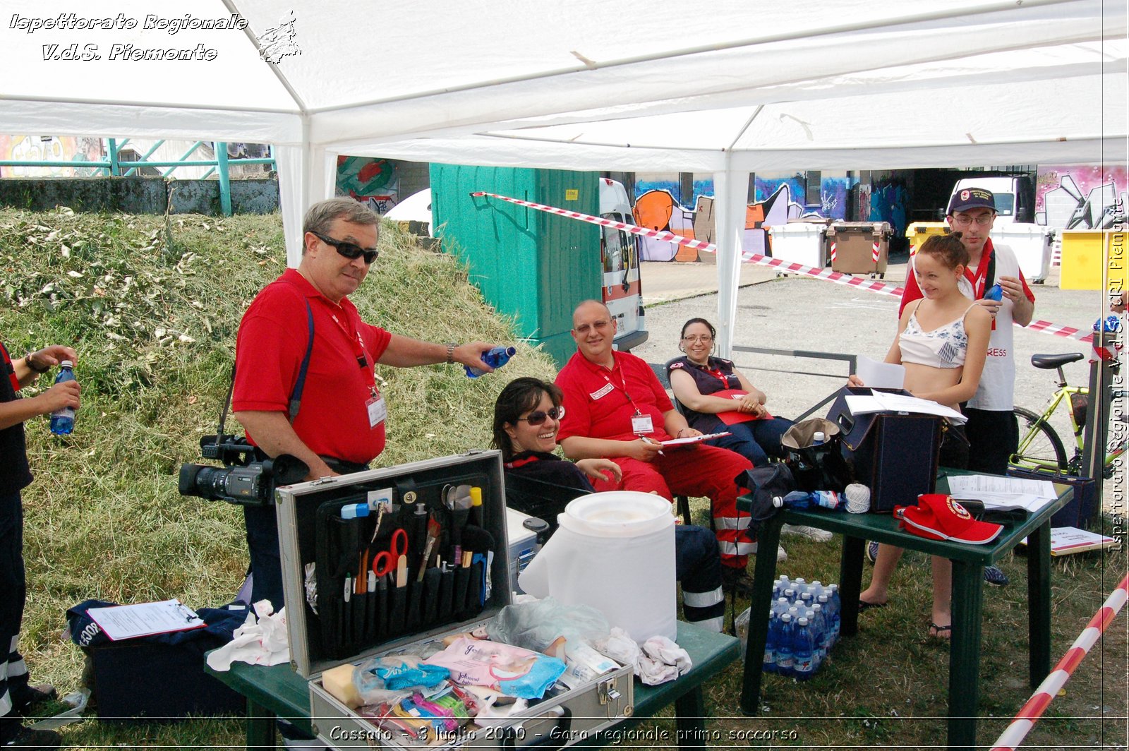 Cossato - 3 luglio 2010 - Gara regionale primo soccorso -  Croce Rossa Italiana - Ispettorato Regionale Volontari del Soccorso Piemonte