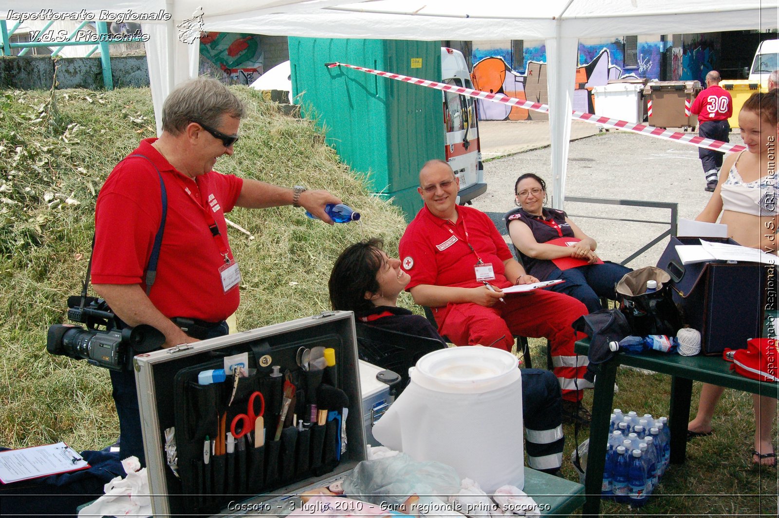 Cossato - 3 luglio 2010 - Gara regionale primo soccorso -  Croce Rossa Italiana - Ispettorato Regionale Volontari del Soccorso Piemonte