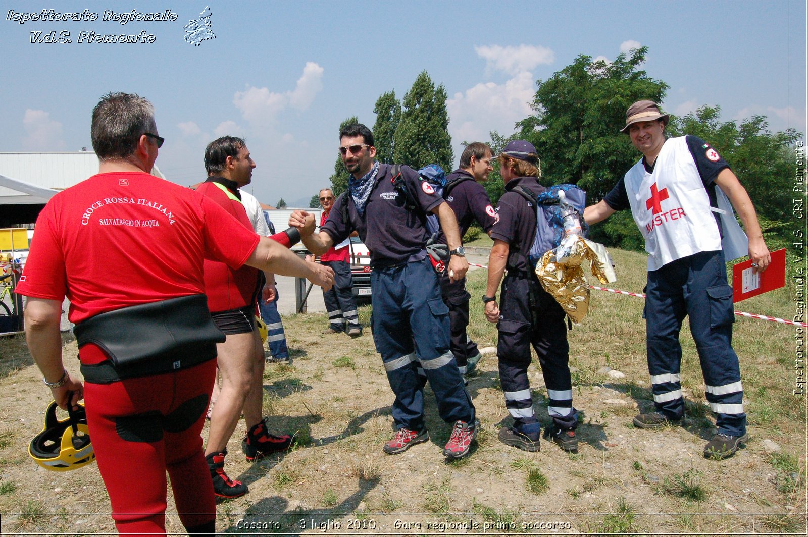 Cossato - 3 luglio 2010 - Gara regionale primo soccorso -  Croce Rossa Italiana - Ispettorato Regionale Volontari del Soccorso Piemonte