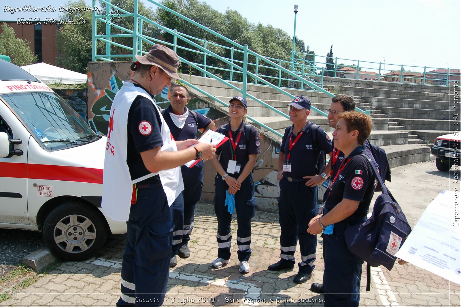 Cossato - 3 luglio 2010 - Gara regionale primo soccorso -  Croce Rossa Italiana - Ispettorato Regionale Volontari del Soccorso Piemonte