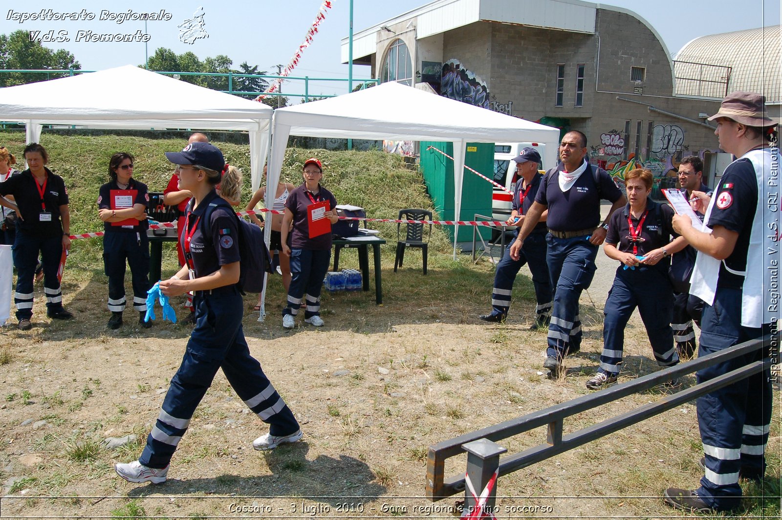 Cossato - 3 luglio 2010 - Gara regionale primo soccorso -  Croce Rossa Italiana - Ispettorato Regionale Volontari del Soccorso Piemonte