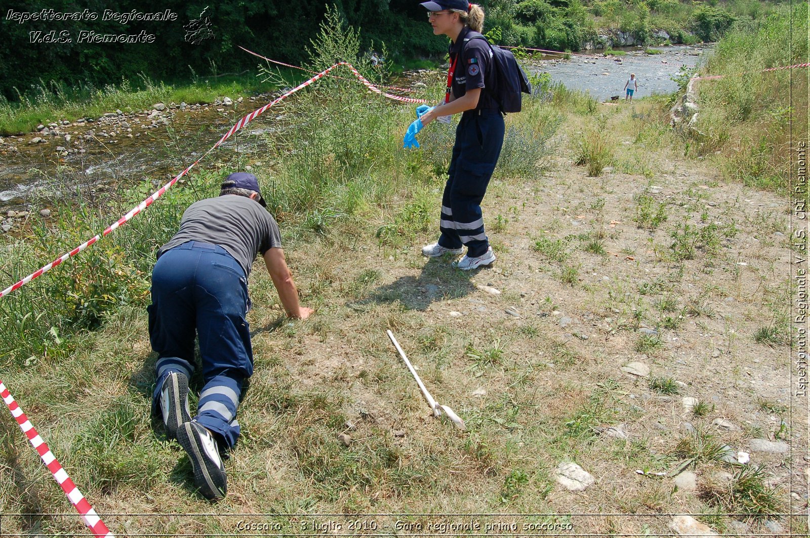 Cossato - 3 luglio 2010 - Gara regionale primo soccorso -  Croce Rossa Italiana - Ispettorato Regionale Volontari del Soccorso Piemonte