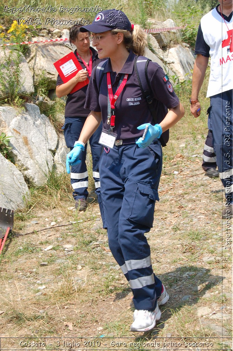 Cossato - 3 luglio 2010 - Gara regionale primo soccorso -  Croce Rossa Italiana - Ispettorato Regionale Volontari del Soccorso Piemonte