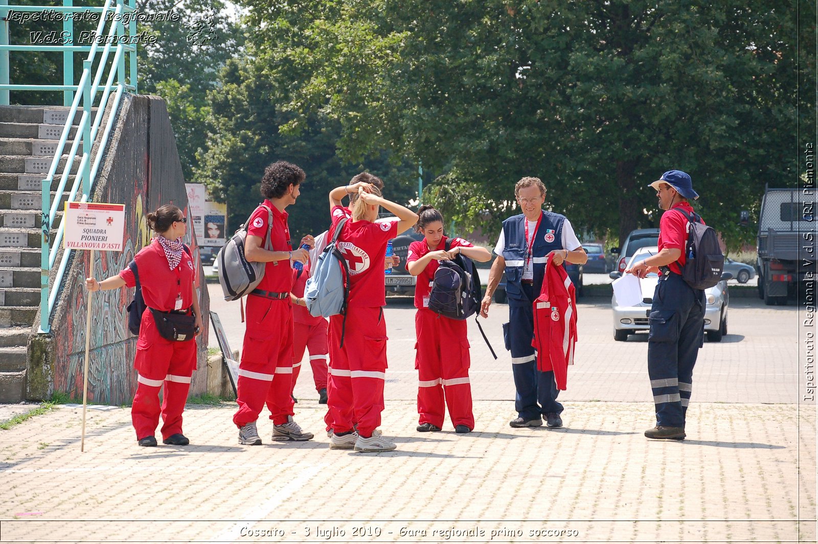 Cossato - 3 luglio 2010 - Gara regionale primo soccorso -  Croce Rossa Italiana - Ispettorato Regionale Volontari del Soccorso Piemonte