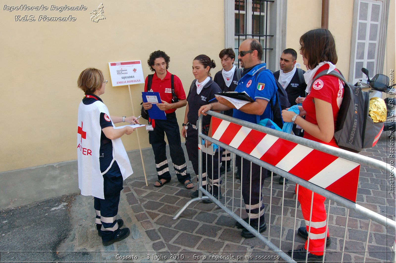 Cossato - 3 luglio 2010 - Gara regionale primo soccorso -  Croce Rossa Italiana - Ispettorato Regionale Volontari del Soccorso Piemonte