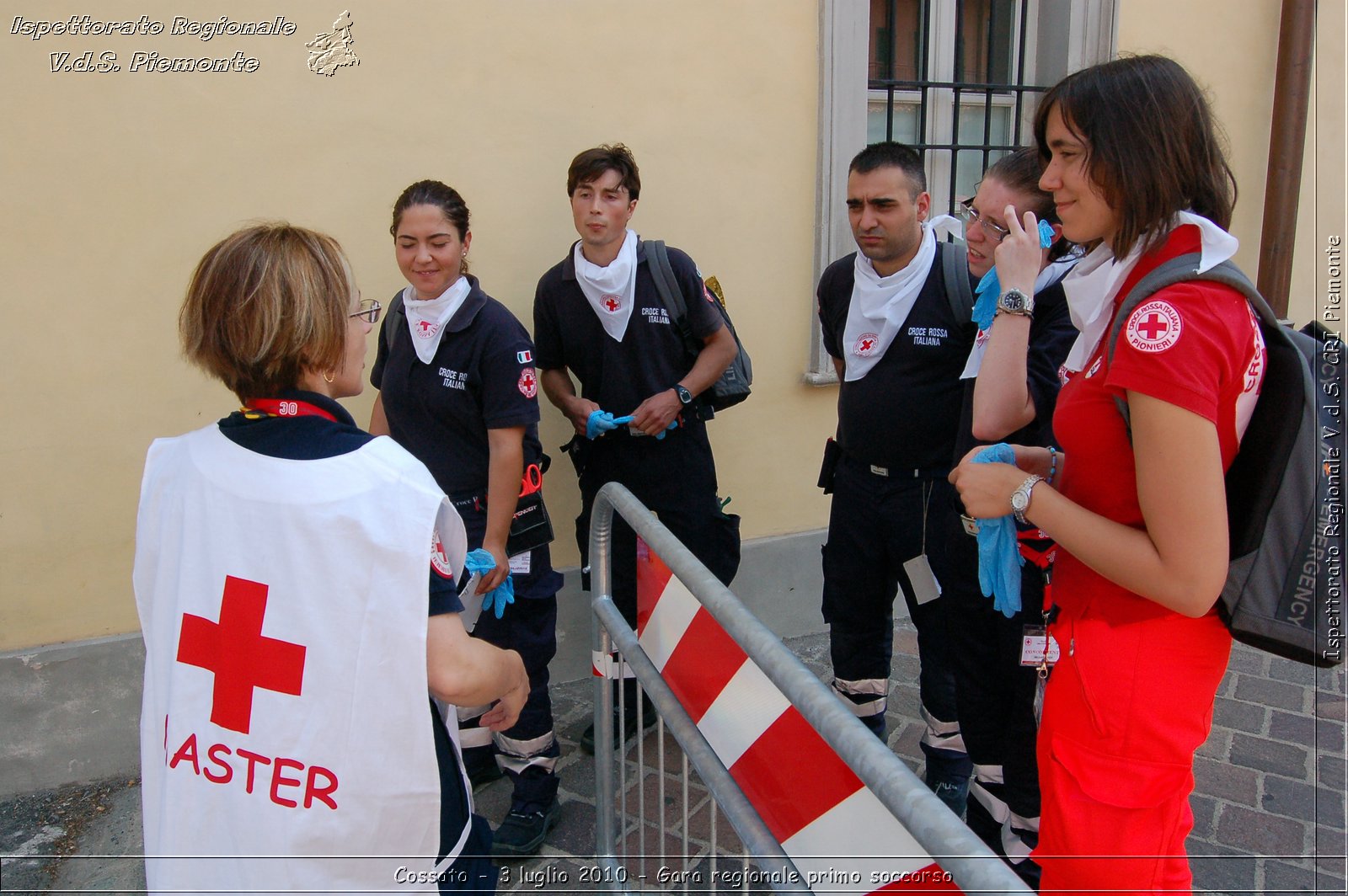 Cossato - 3 luglio 2010 - Gara regionale primo soccorso -  Croce Rossa Italiana - Ispettorato Regionale Volontari del Soccorso Piemonte