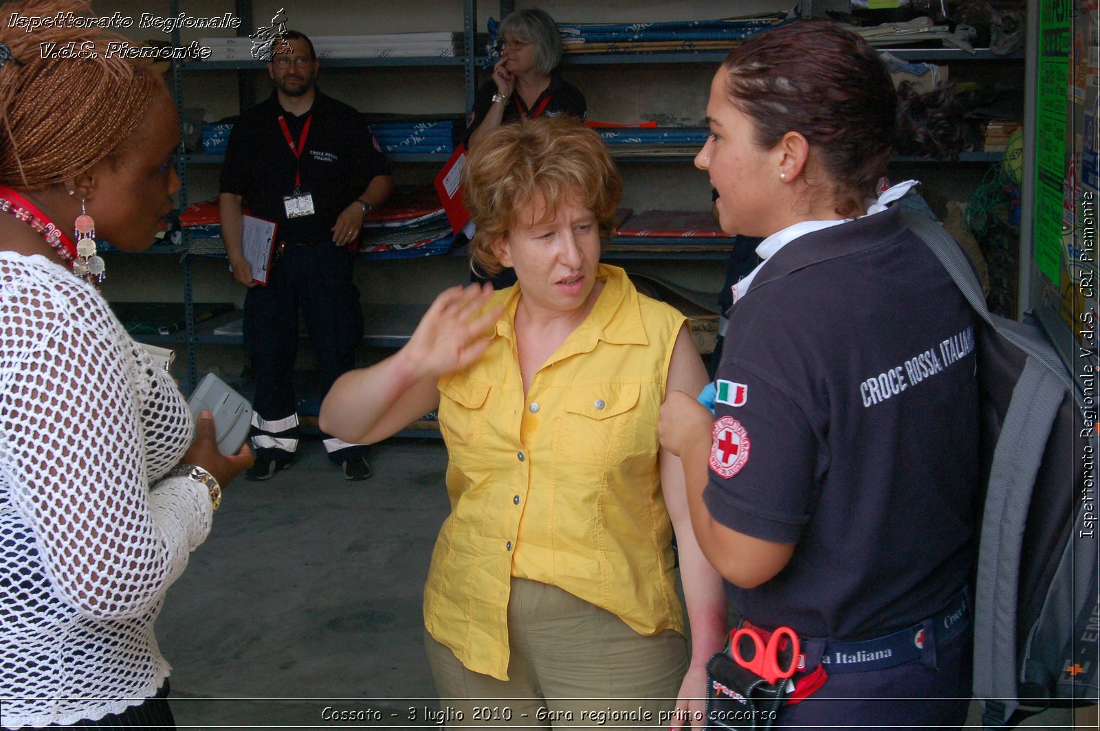 Cossato - 3 luglio 2010 - Gara regionale primo soccorso -  Croce Rossa Italiana - Ispettorato Regionale Volontari del Soccorso Piemonte