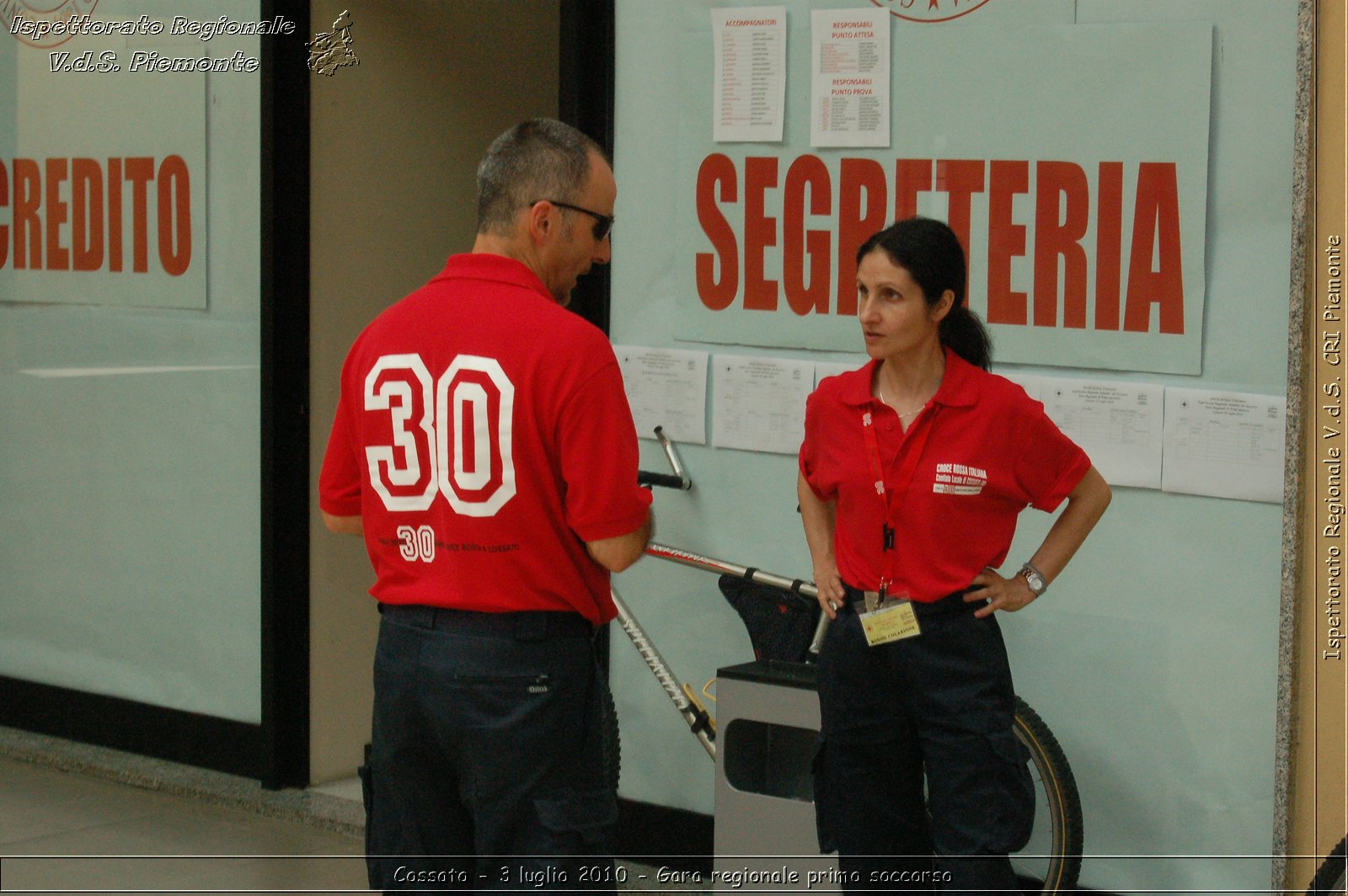 Cossato - 3 luglio 2010 - Gara regionale primo soccorso -  Croce Rossa Italiana - Ispettorato Regionale Volontari del Soccorso Piemonte