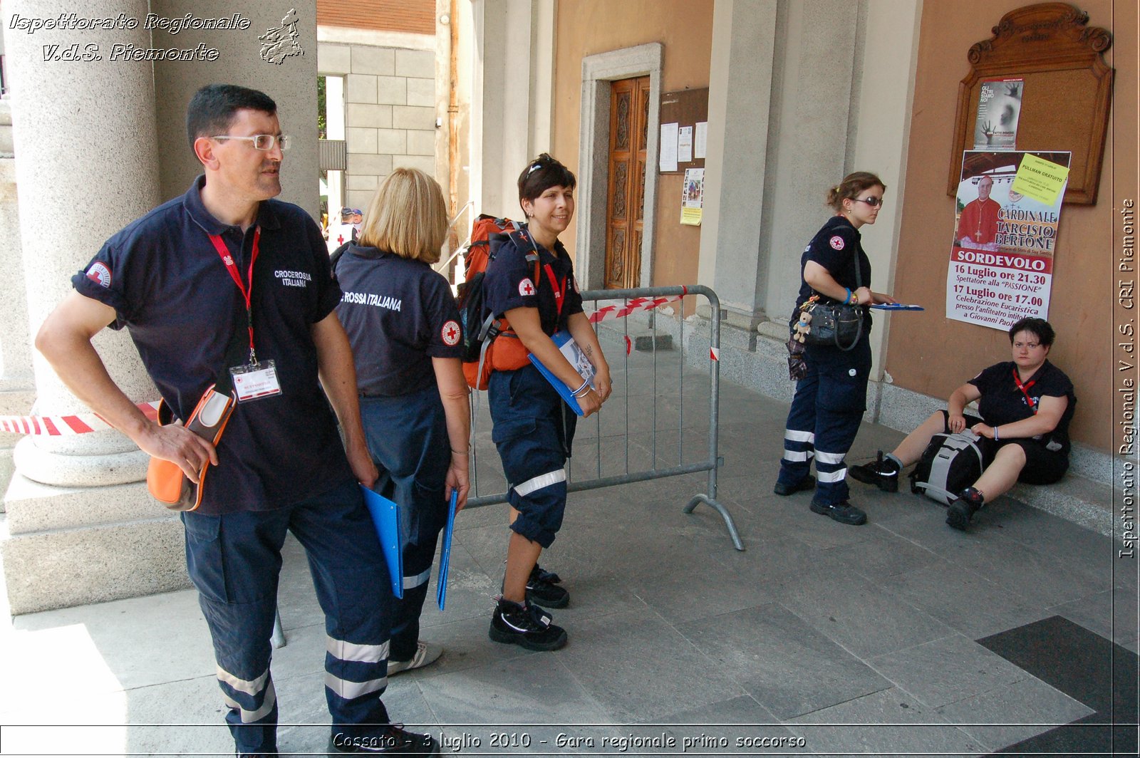 Cossato - 3 luglio 2010 - Gara regionale primo soccorso -  Croce Rossa Italiana - Ispettorato Regionale Volontari del Soccorso Piemonte