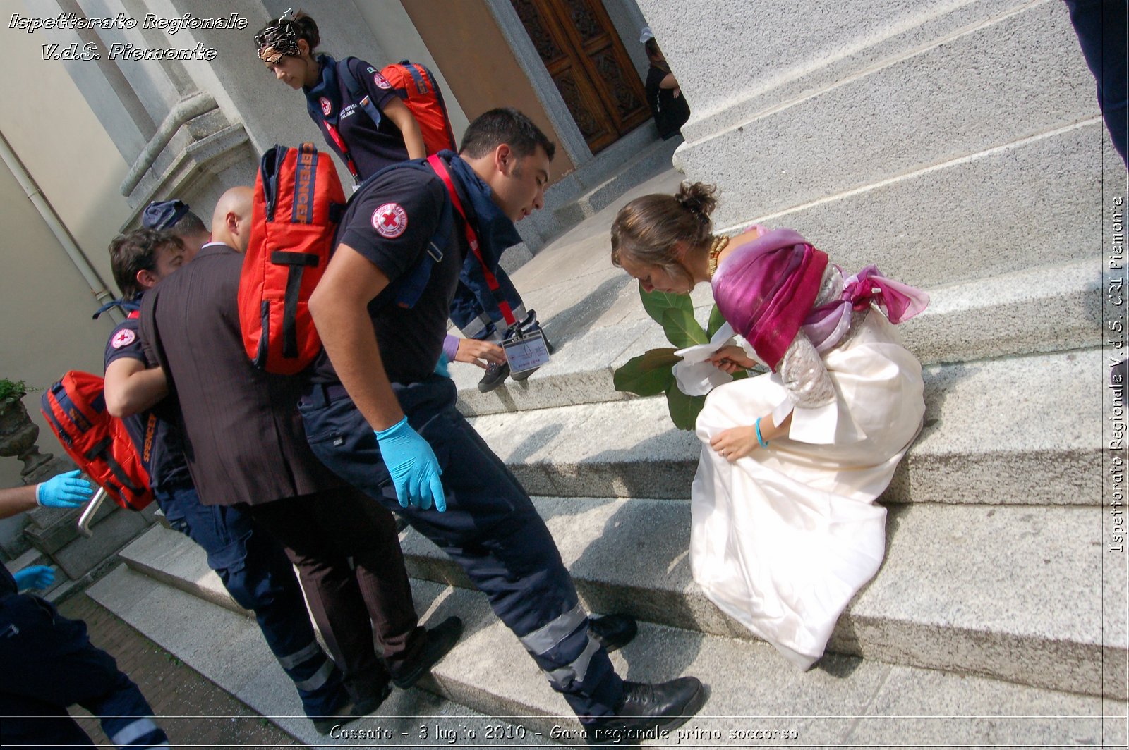 Cossato - 3 luglio 2010 - Gara regionale primo soccorso -  Croce Rossa Italiana - Ispettorato Regionale Volontari del Soccorso Piemonte