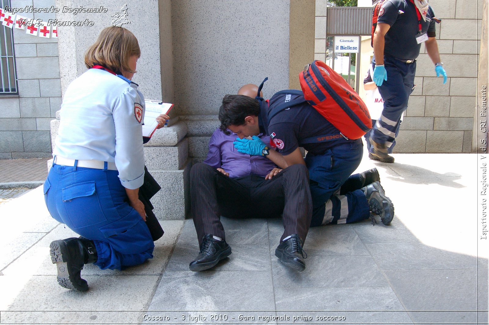 Cossato - 3 luglio 2010 - Gara regionale primo soccorso -  Croce Rossa Italiana - Ispettorato Regionale Volontari del Soccorso Piemonte