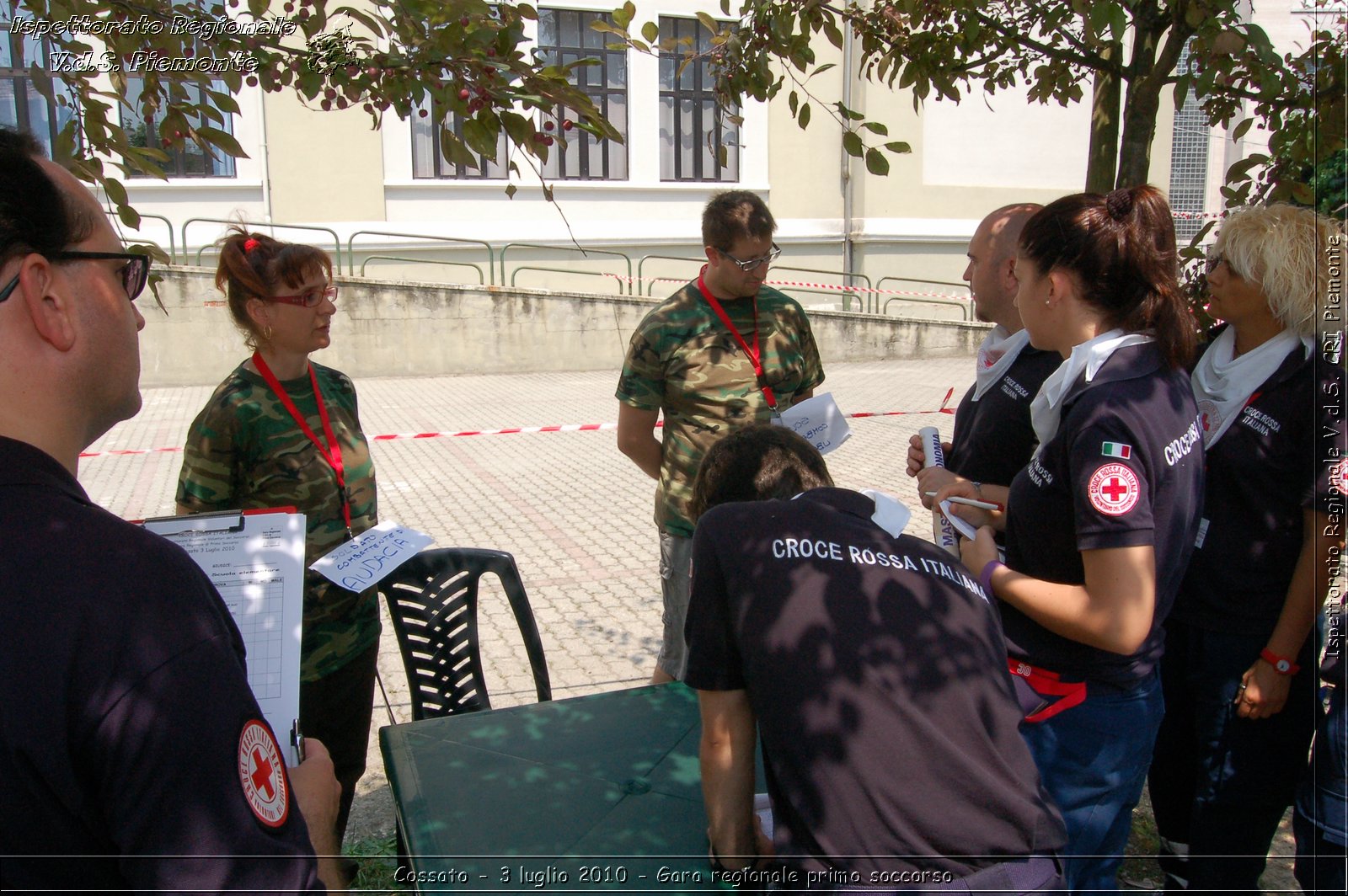 Cossato - 3 luglio 2010 - Gara regionale primo soccorso -  Croce Rossa Italiana - Ispettorato Regionale Volontari del Soccorso Piemonte