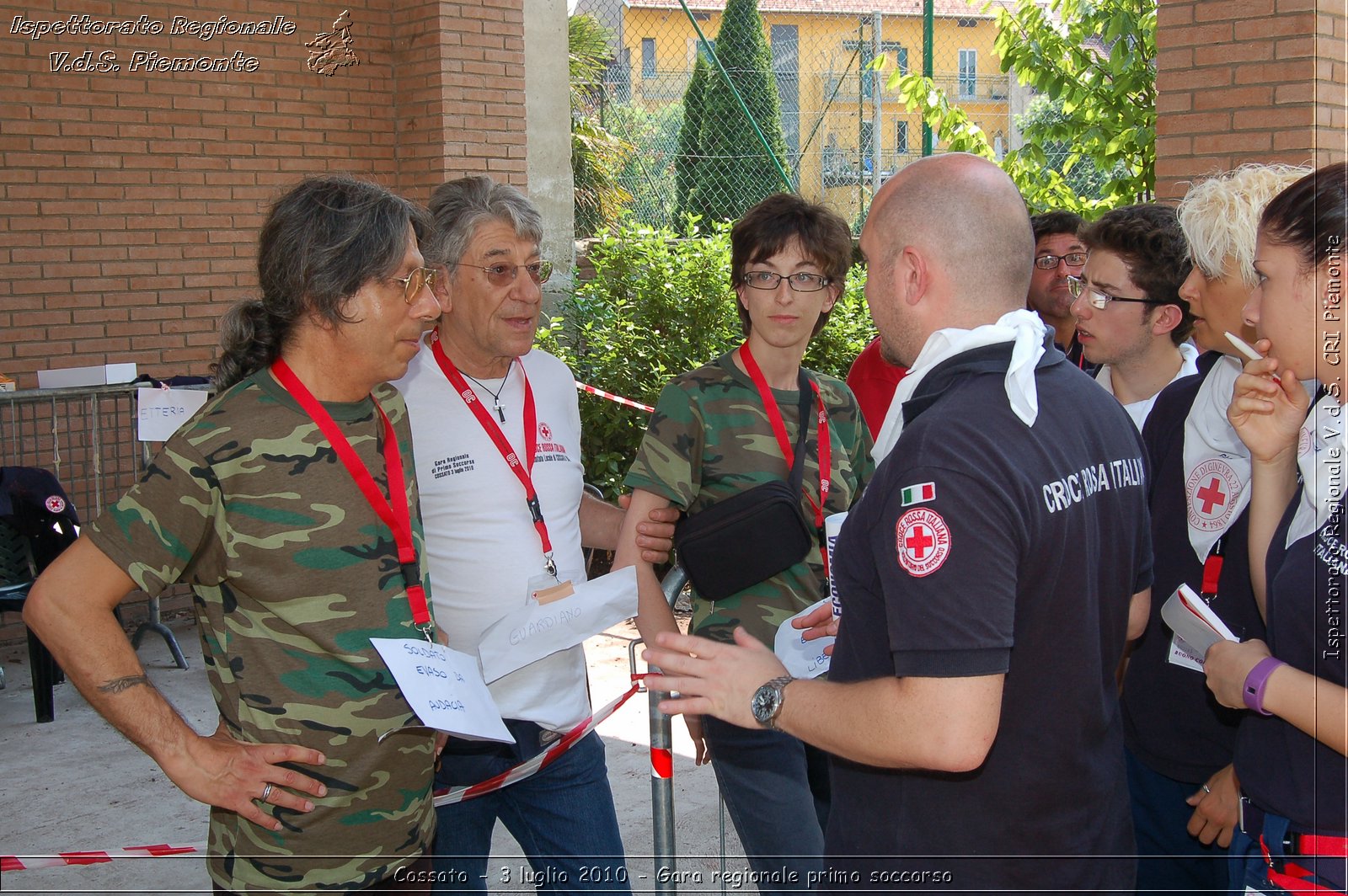 Cossato - 3 luglio 2010 - Gara regionale primo soccorso -  Croce Rossa Italiana - Ispettorato Regionale Volontari del Soccorso Piemonte