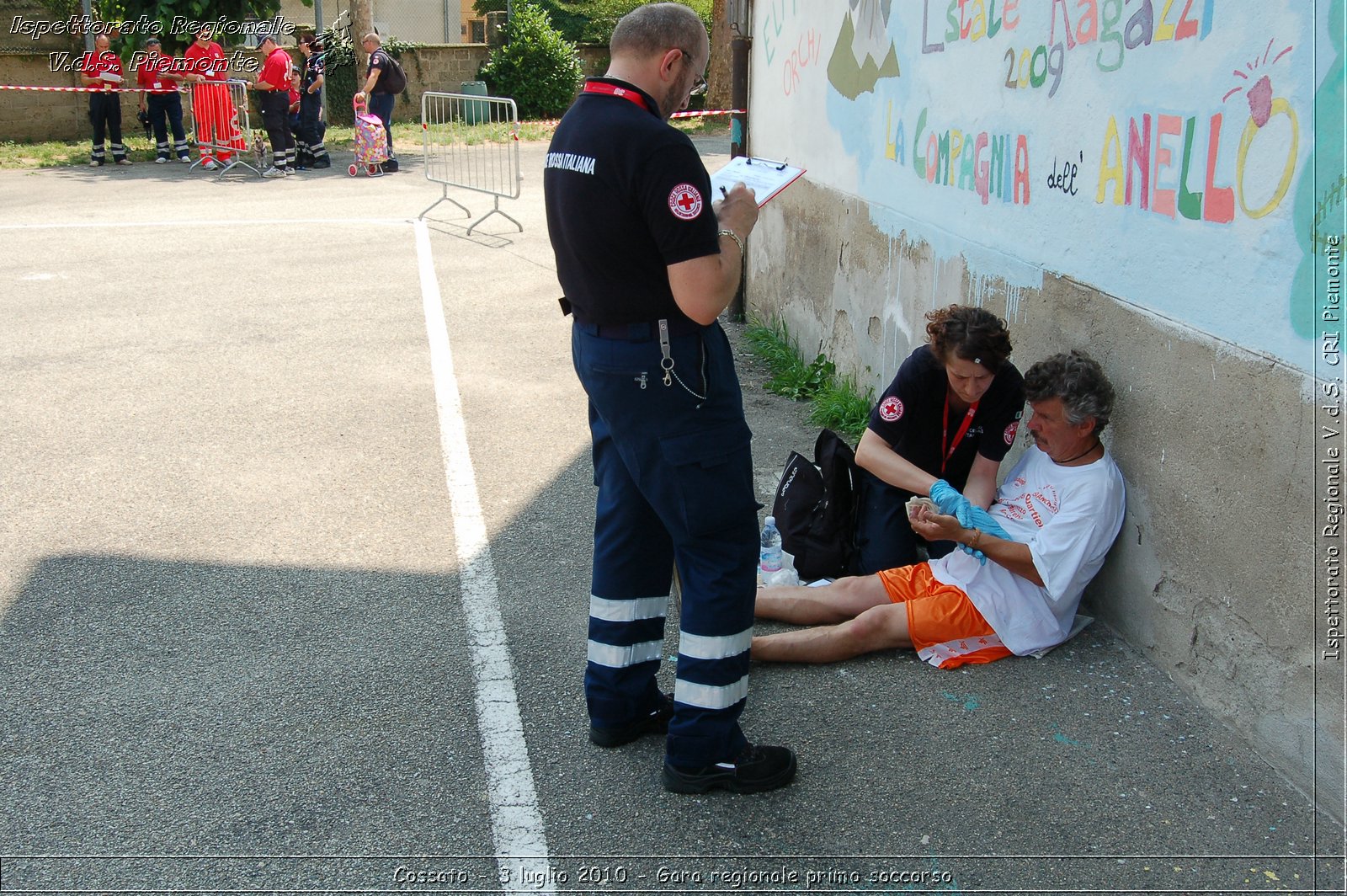 Cossato - 3 luglio 2010 - Gara regionale primo soccorso -  Croce Rossa Italiana - Ispettorato Regionale Volontari del Soccorso Piemonte