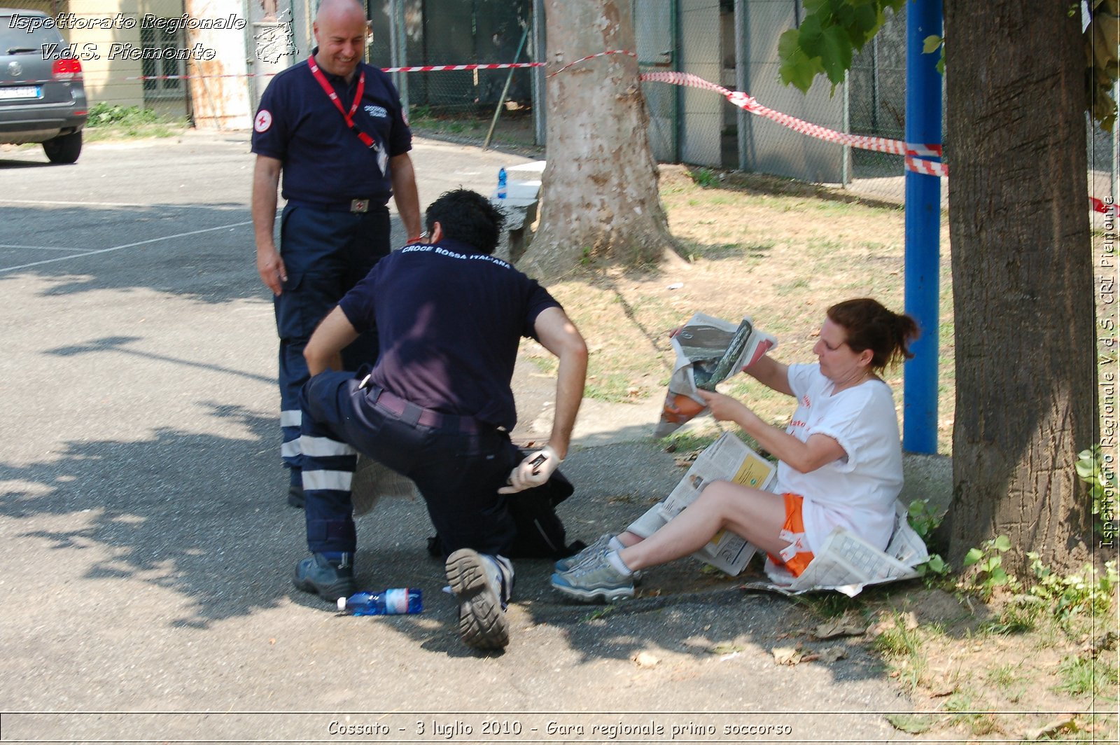 Cossato - 3 luglio 2010 - Gara regionale primo soccorso -  Croce Rossa Italiana - Ispettorato Regionale Volontari del Soccorso Piemonte