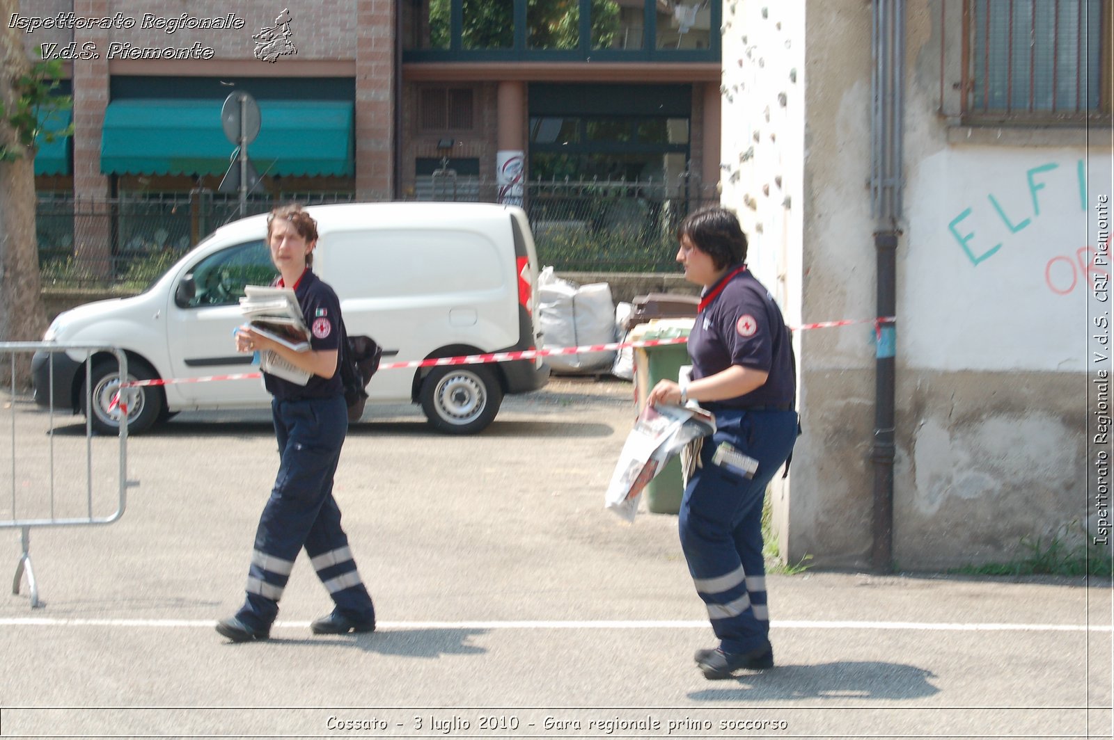 Cossato - 3 luglio 2010 - Gara regionale primo soccorso -  Croce Rossa Italiana - Ispettorato Regionale Volontari del Soccorso Piemonte