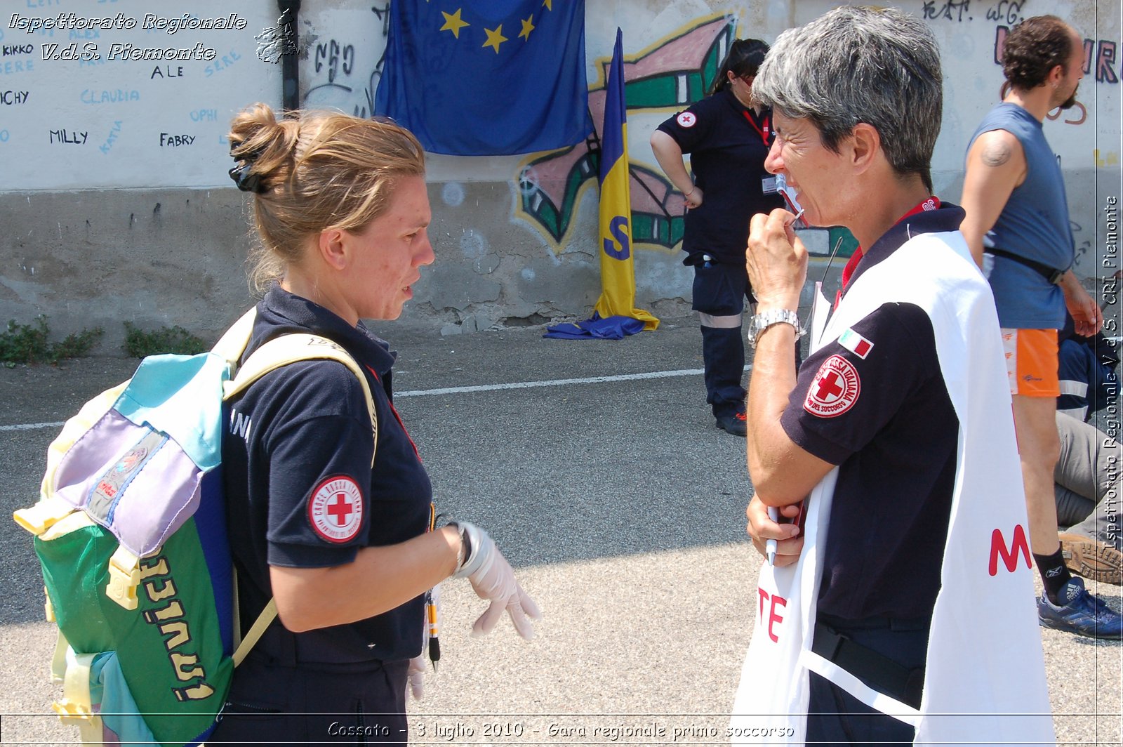 Cossato - 3 luglio 2010 - Gara regionale primo soccorso -  Croce Rossa Italiana - Ispettorato Regionale Volontari del Soccorso Piemonte