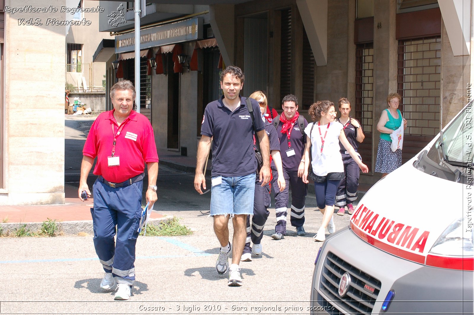 Cossato - 3 luglio 2010 - Gara regionale primo soccorso -  Croce Rossa Italiana - Ispettorato Regionale Volontari del Soccorso Piemonte