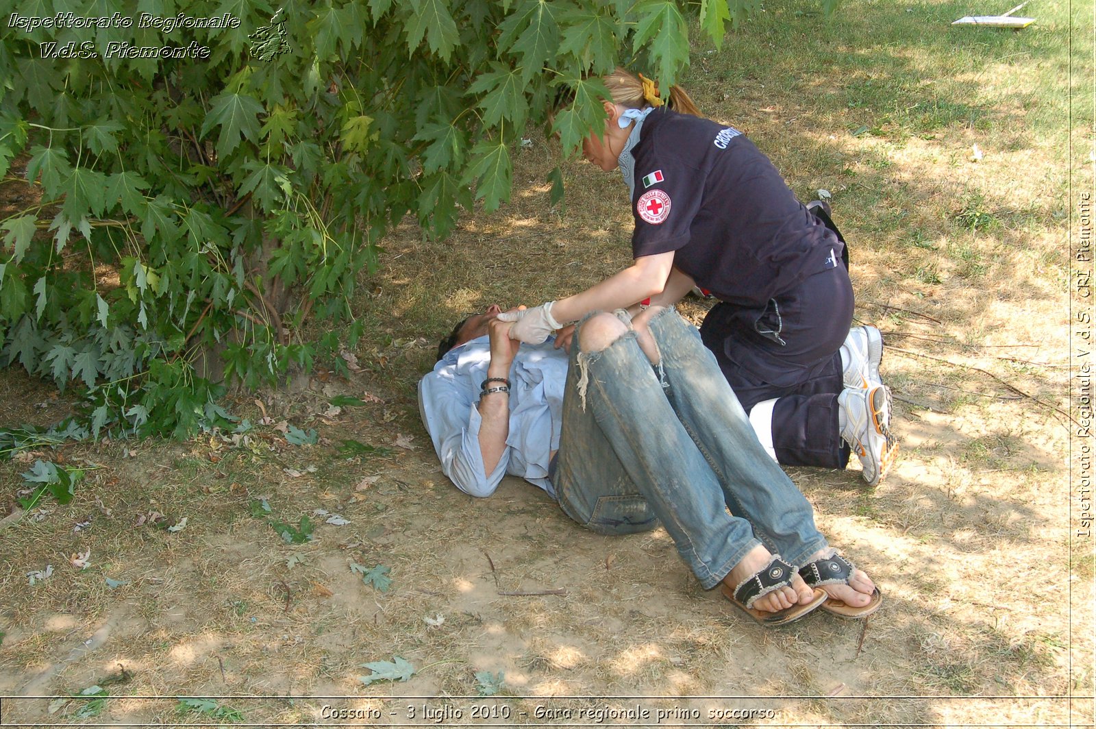 Cossato - 3 luglio 2010 - Gara regionale primo soccorso -  Croce Rossa Italiana - Ispettorato Regionale Volontari del Soccorso Piemonte