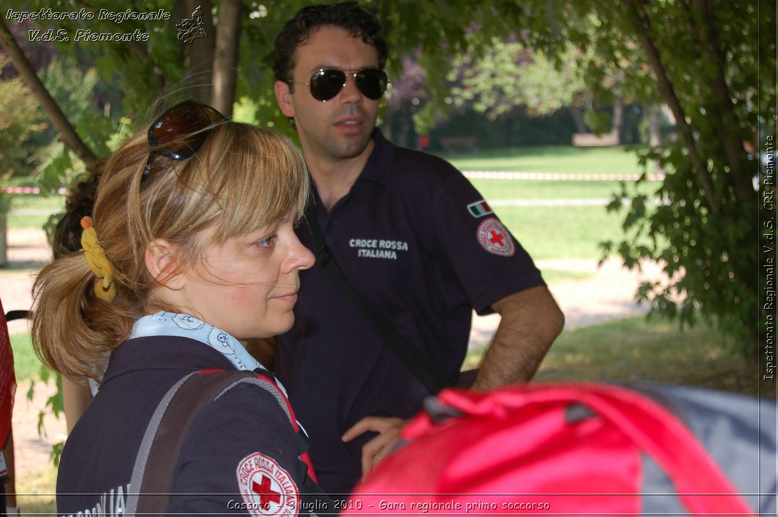 Cossato - 3 luglio 2010 - Gara regionale primo soccorso -  Croce Rossa Italiana - Ispettorato Regionale Volontari del Soccorso Piemonte