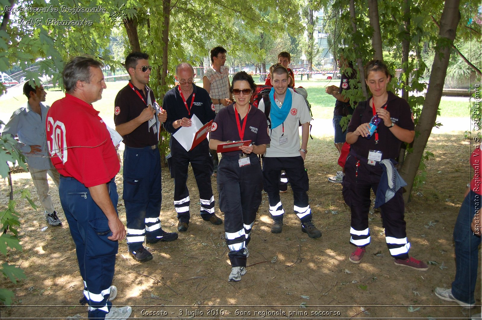 Cossato - 3 luglio 2010 - Gara regionale primo soccorso -  Croce Rossa Italiana - Ispettorato Regionale Volontari del Soccorso Piemonte