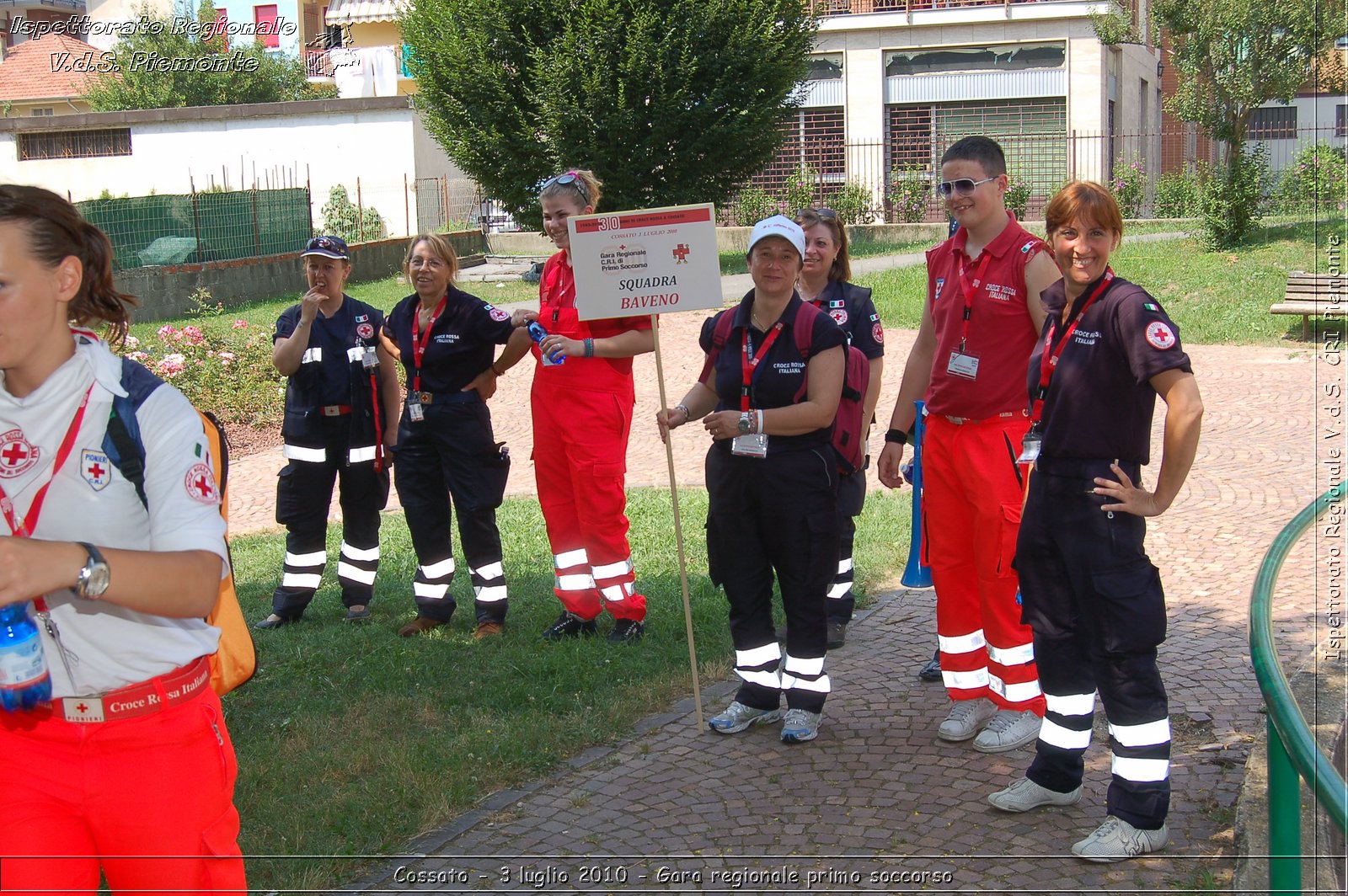 Cossato - 3 luglio 2010 - Gara regionale primo soccorso -  Croce Rossa Italiana - Ispettorato Regionale Volontari del Soccorso Piemonte