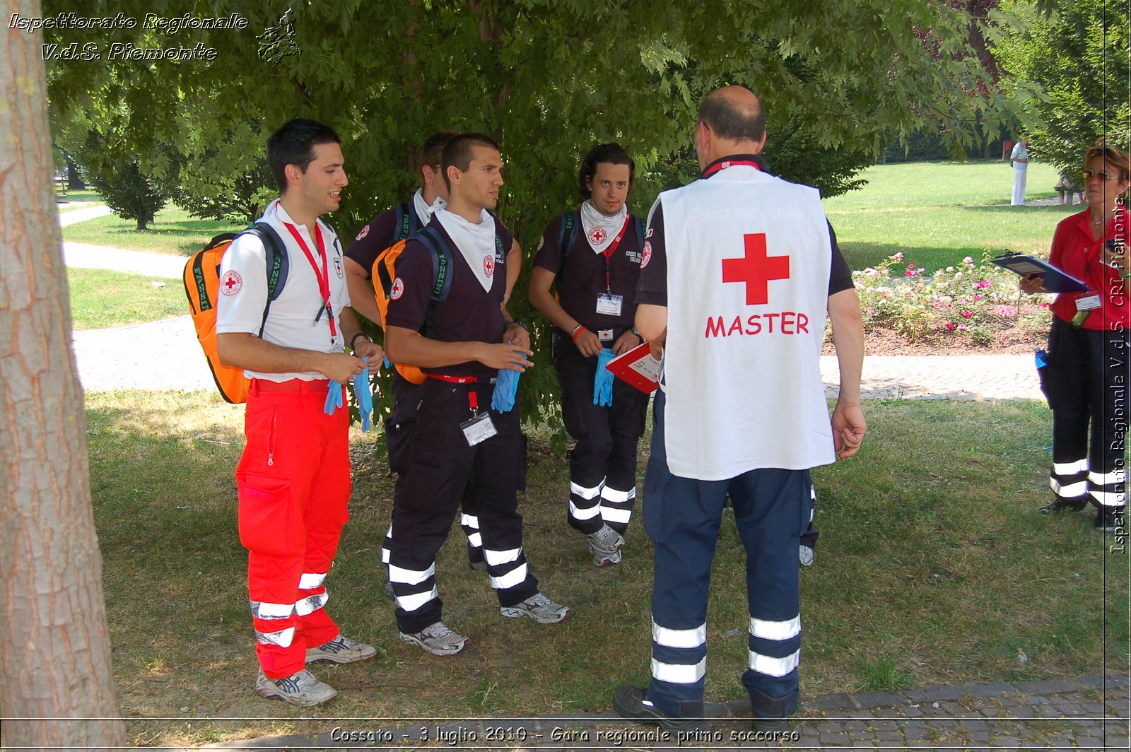 Cossato - 3 luglio 2010 - Gara regionale primo soccorso -  Croce Rossa Italiana - Ispettorato Regionale Volontari del Soccorso Piemonte