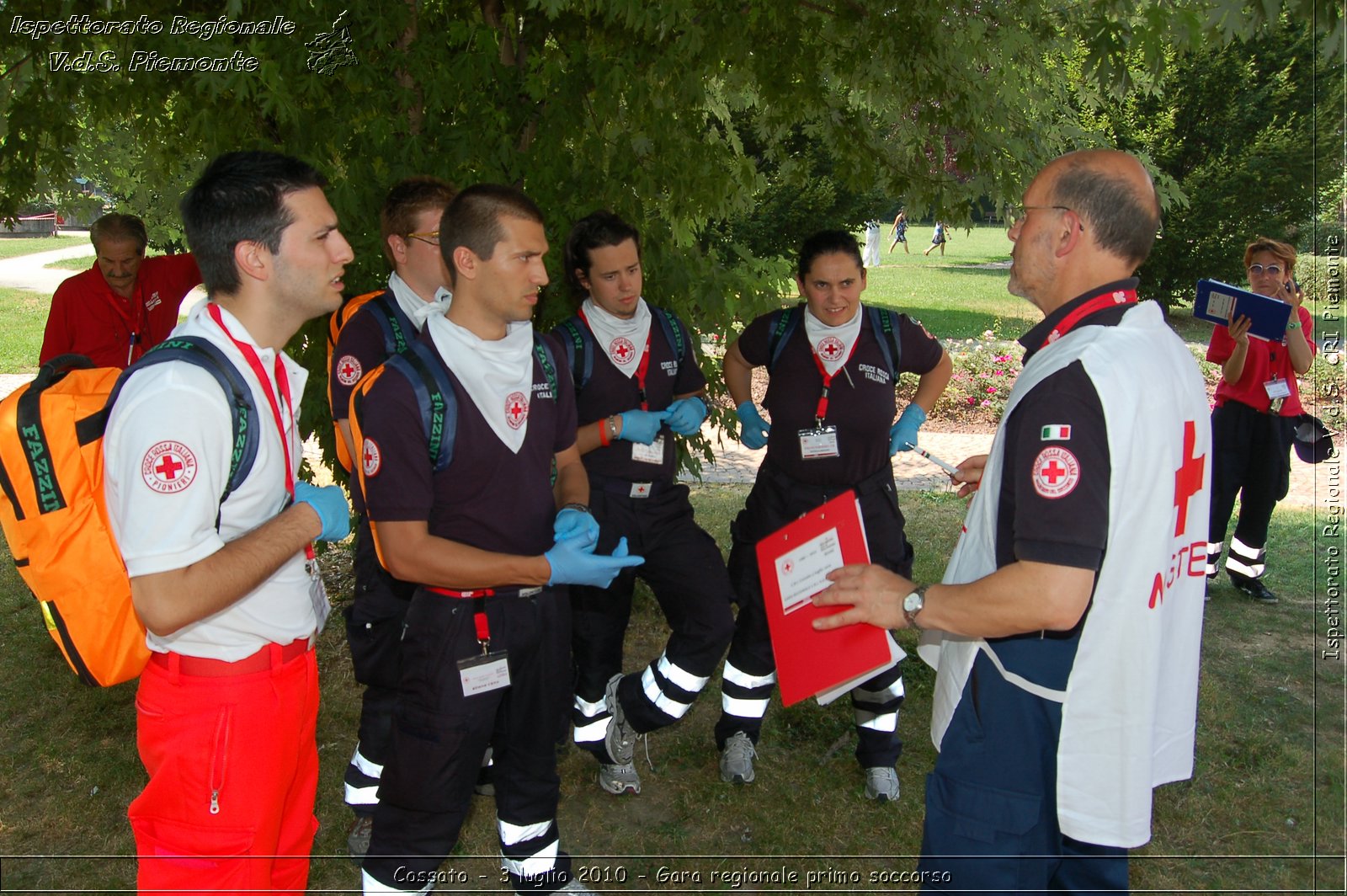 Cossato - 3 luglio 2010 - Gara regionale primo soccorso -  Croce Rossa Italiana - Ispettorato Regionale Volontari del Soccorso Piemonte