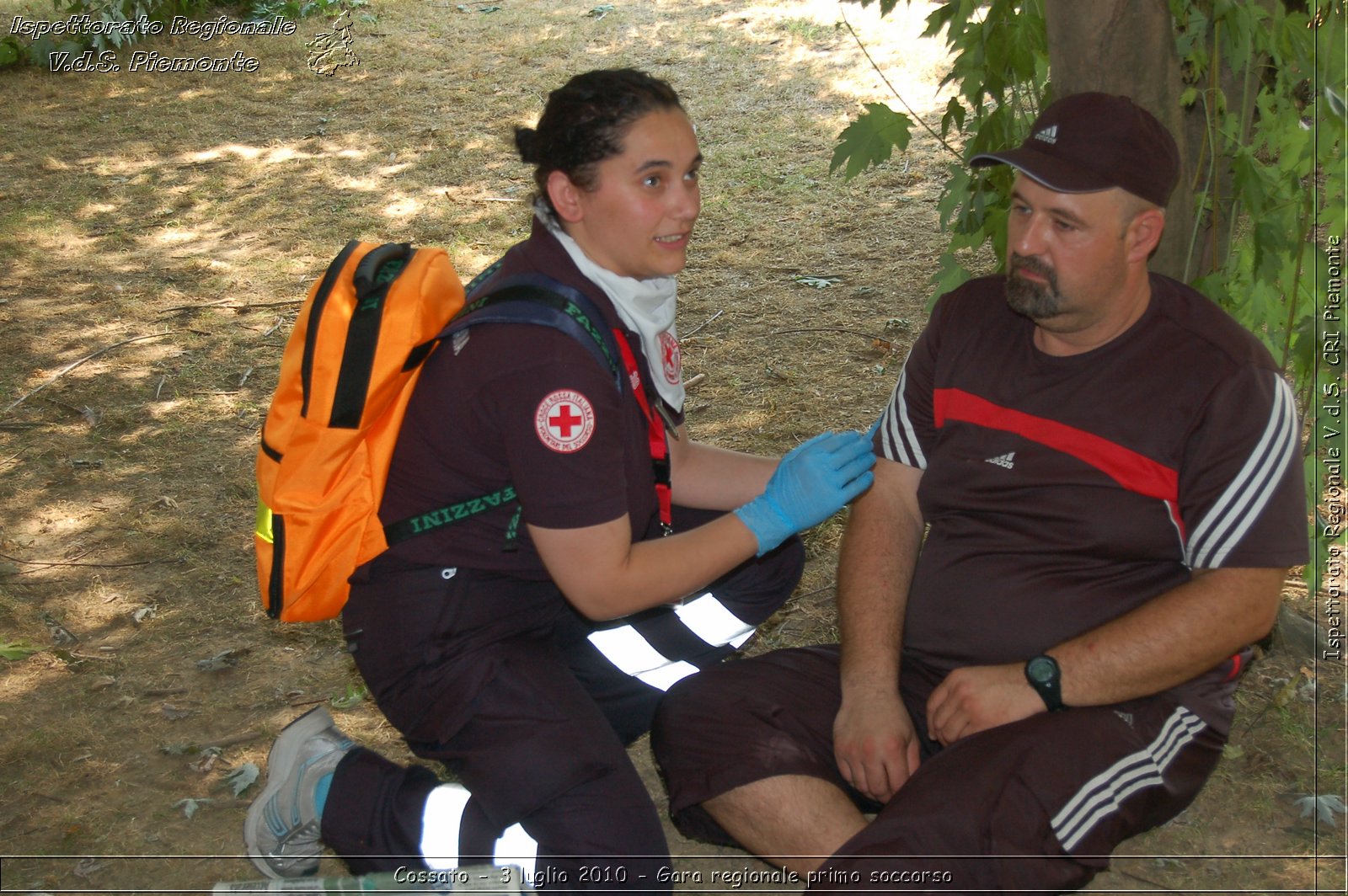 Cossato - 3 luglio 2010 - Gara regionale primo soccorso -  Croce Rossa Italiana - Ispettorato Regionale Volontari del Soccorso Piemonte