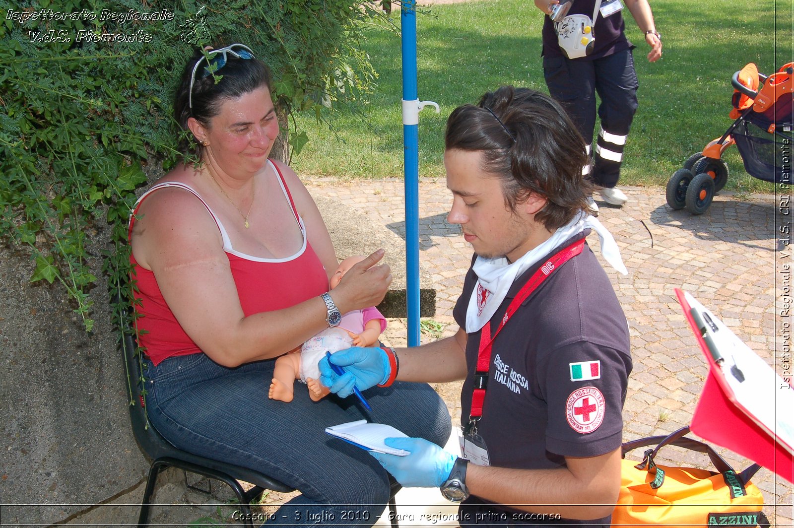 Cossato - 3 luglio 2010 - Gara regionale primo soccorso -  Croce Rossa Italiana - Ispettorato Regionale Volontari del Soccorso Piemonte