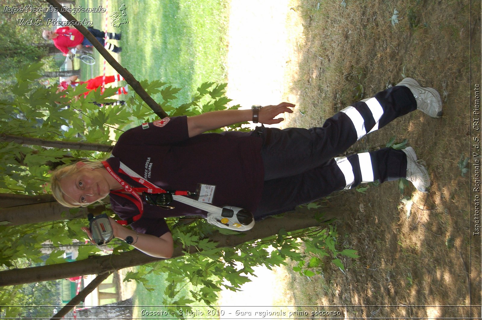 Cossato - 3 luglio 2010 - Gara regionale primo soccorso -  Croce Rossa Italiana - Ispettorato Regionale Volontari del Soccorso Piemonte