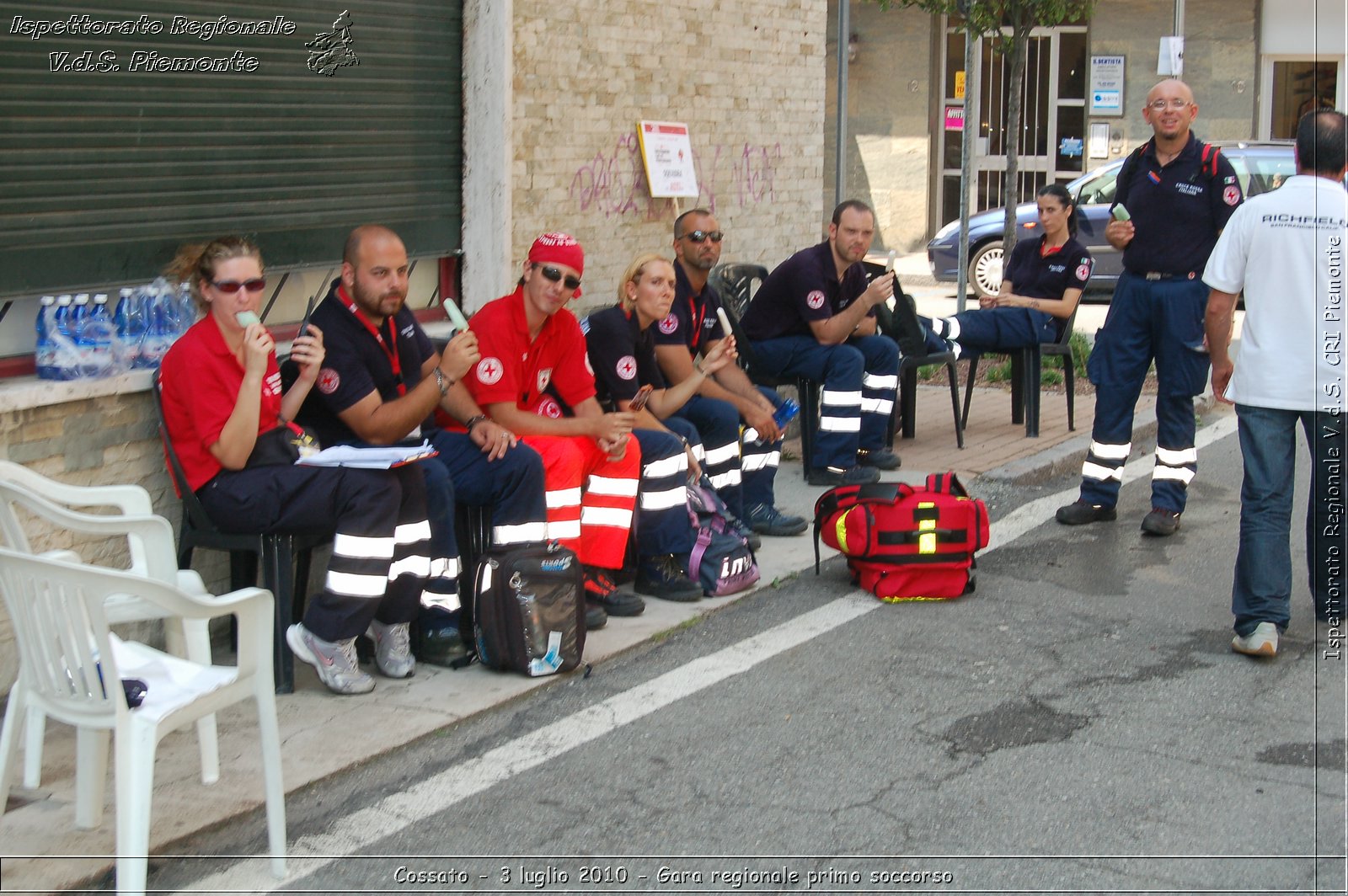 Cossato - 3 luglio 2010 - Gara regionale primo soccorso -  Croce Rossa Italiana - Ispettorato Regionale Volontari del Soccorso Piemonte