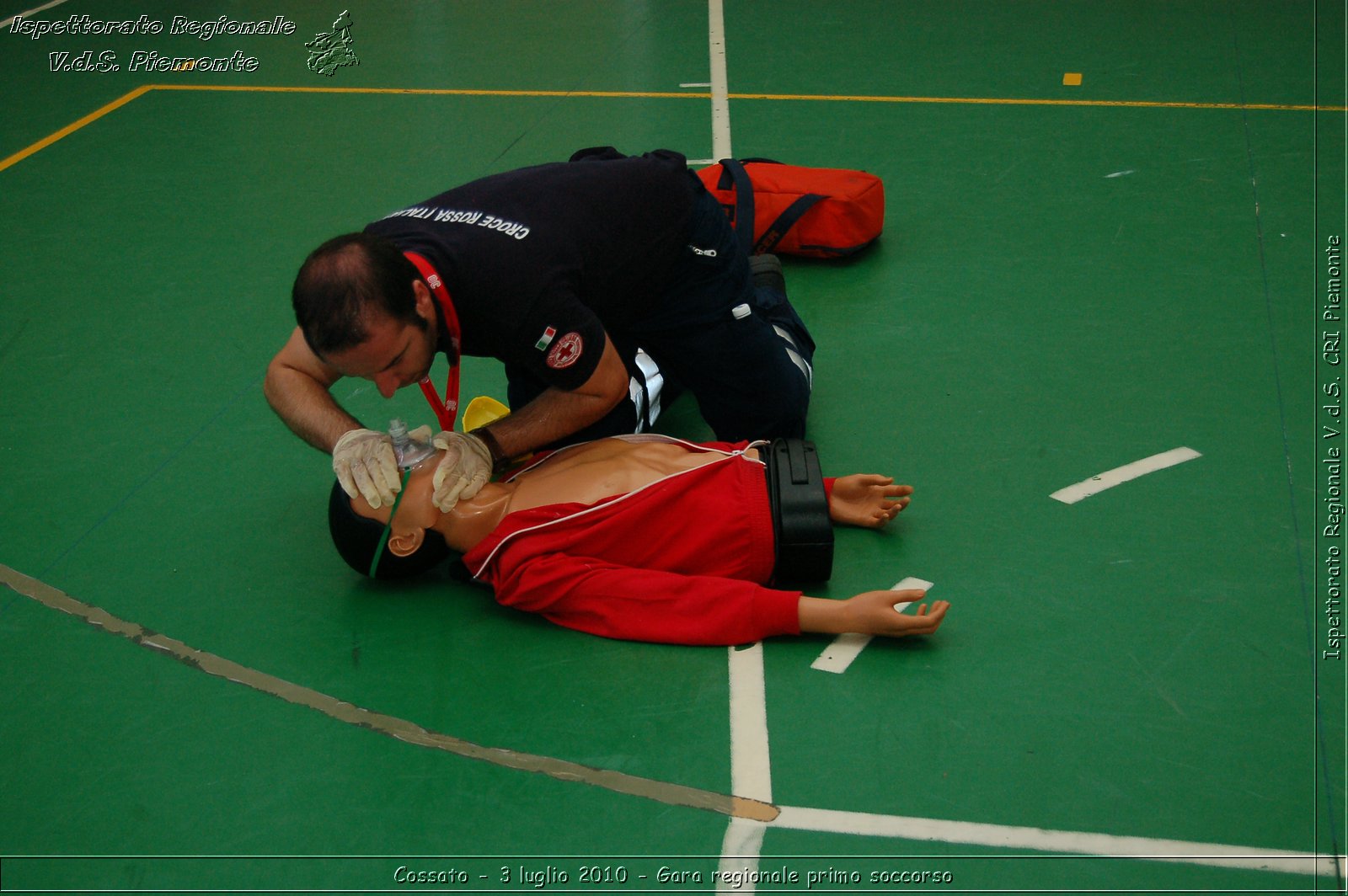 Cossato - 3 luglio 2010 - Gara regionale primo soccorso -  Croce Rossa Italiana - Ispettorato Regionale Volontari del Soccorso Piemonte