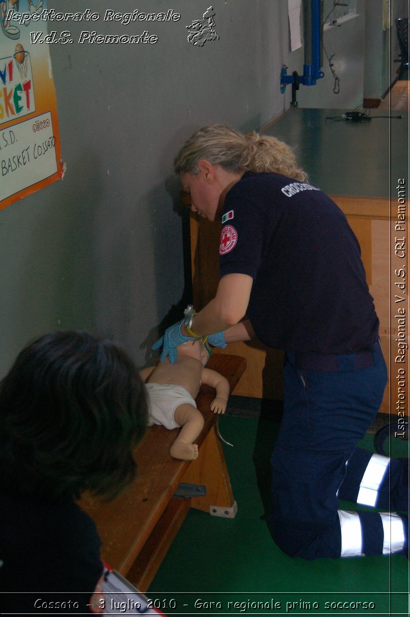 Cossato - 3 luglio 2010 - Gara regionale primo soccorso -  Croce Rossa Italiana - Ispettorato Regionale Volontari del Soccorso Piemonte