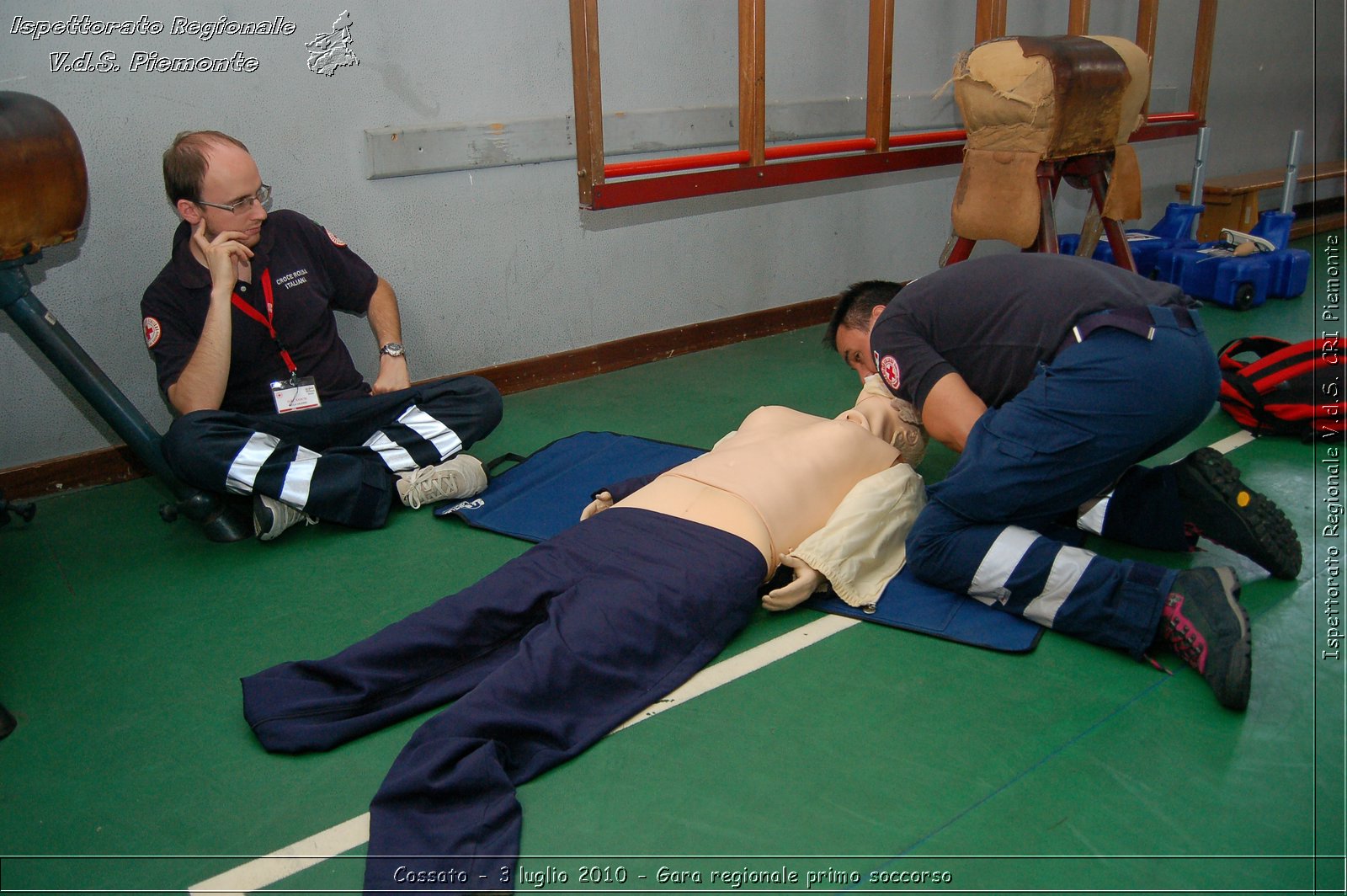 Cossato - 3 luglio 2010 - Gara regionale primo soccorso -  Croce Rossa Italiana - Ispettorato Regionale Volontari del Soccorso Piemonte