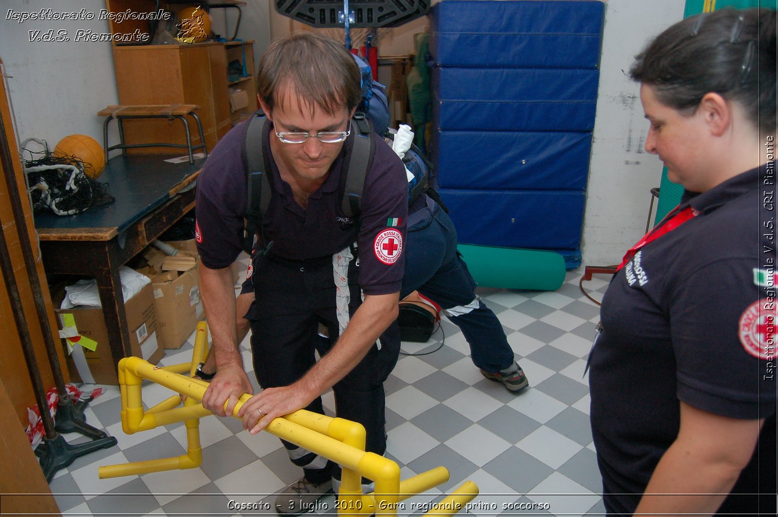 Cossato - 3 luglio 2010 - Gara regionale primo soccorso -  Croce Rossa Italiana - Ispettorato Regionale Volontari del Soccorso Piemonte