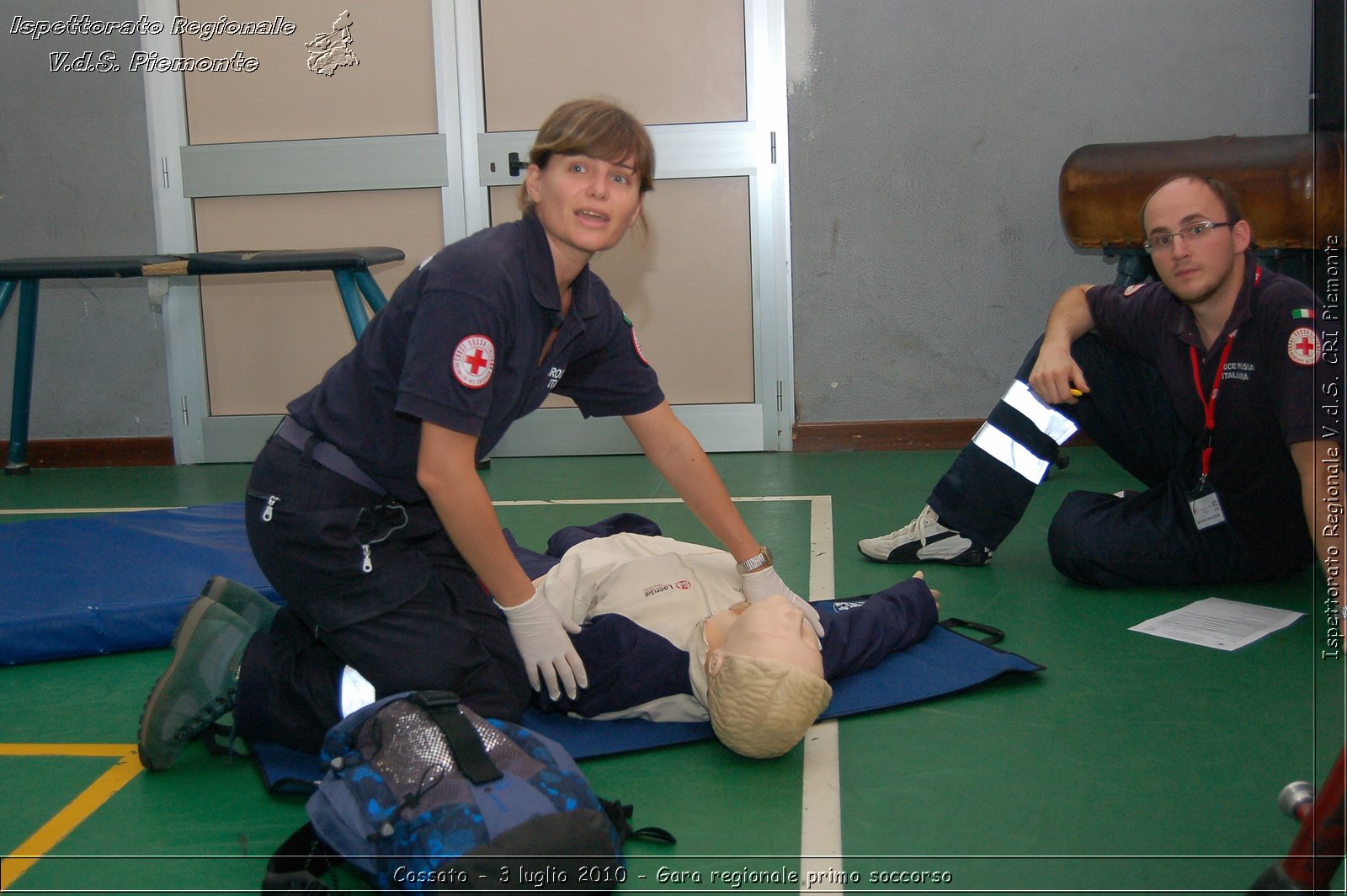 Cossato - 3 luglio 2010 - Gara regionale primo soccorso -  Croce Rossa Italiana - Ispettorato Regionale Volontari del Soccorso Piemonte