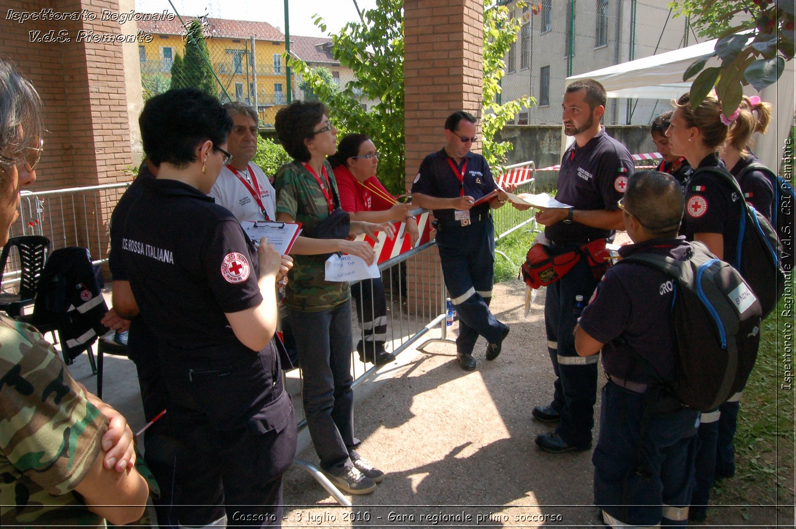 Cossato - 3 luglio 2010 - Gara regionale primo soccorso -  Croce Rossa Italiana - Ispettorato Regionale Volontari del Soccorso Piemonte