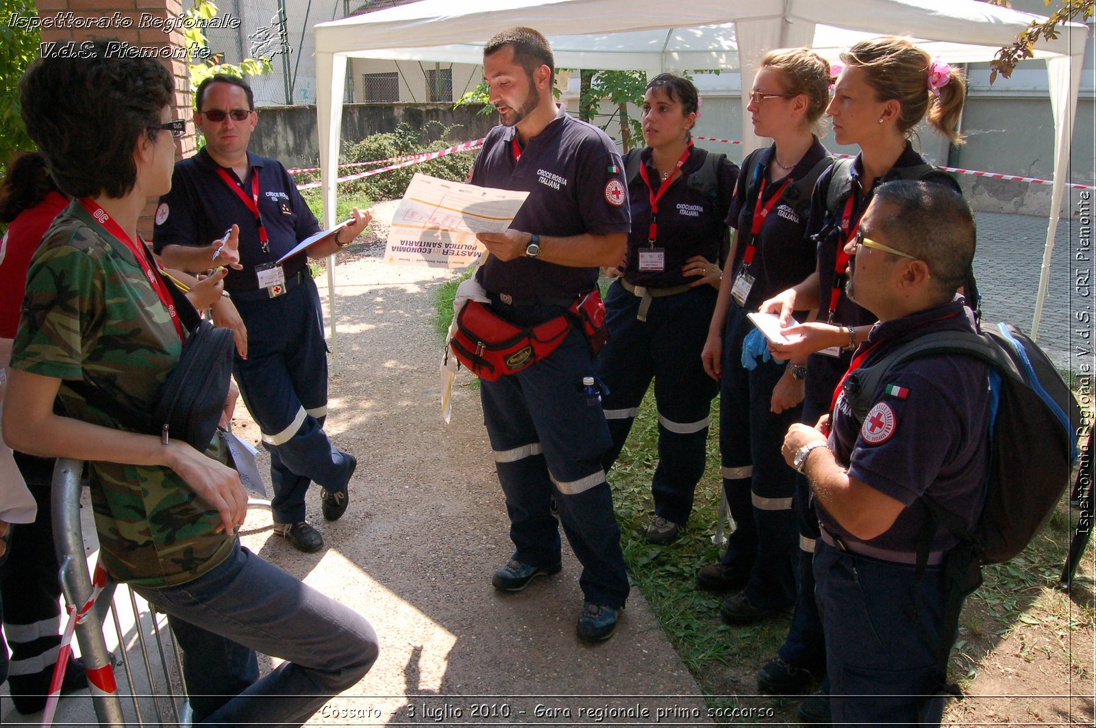 Cossato - 3 luglio 2010 - Gara regionale primo soccorso -  Croce Rossa Italiana - Ispettorato Regionale Volontari del Soccorso Piemonte