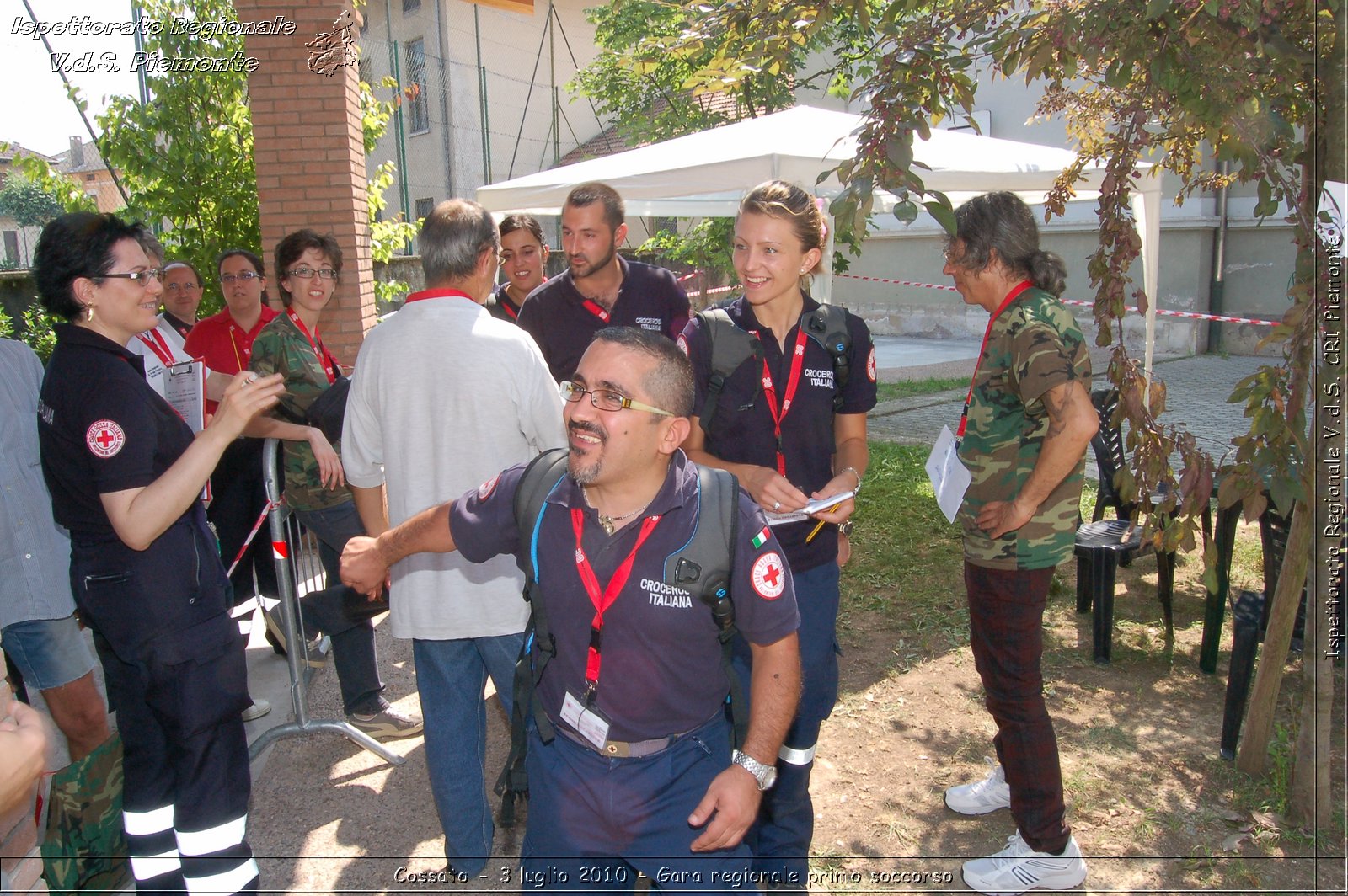 Cossato - 3 luglio 2010 - Gara regionale primo soccorso -  Croce Rossa Italiana - Ispettorato Regionale Volontari del Soccorso Piemonte